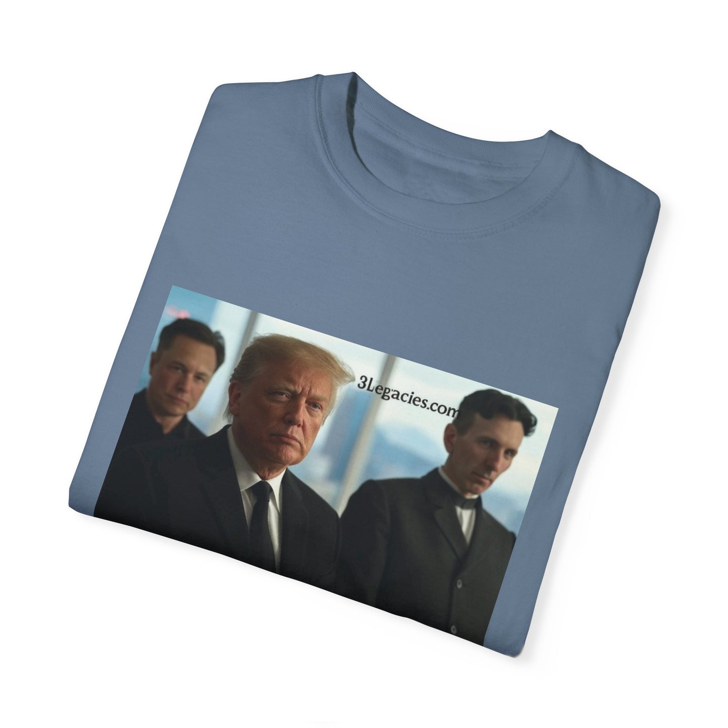 Unisex T-Shirt 3 Legacies Trump Musk Tesla Graphic Tee