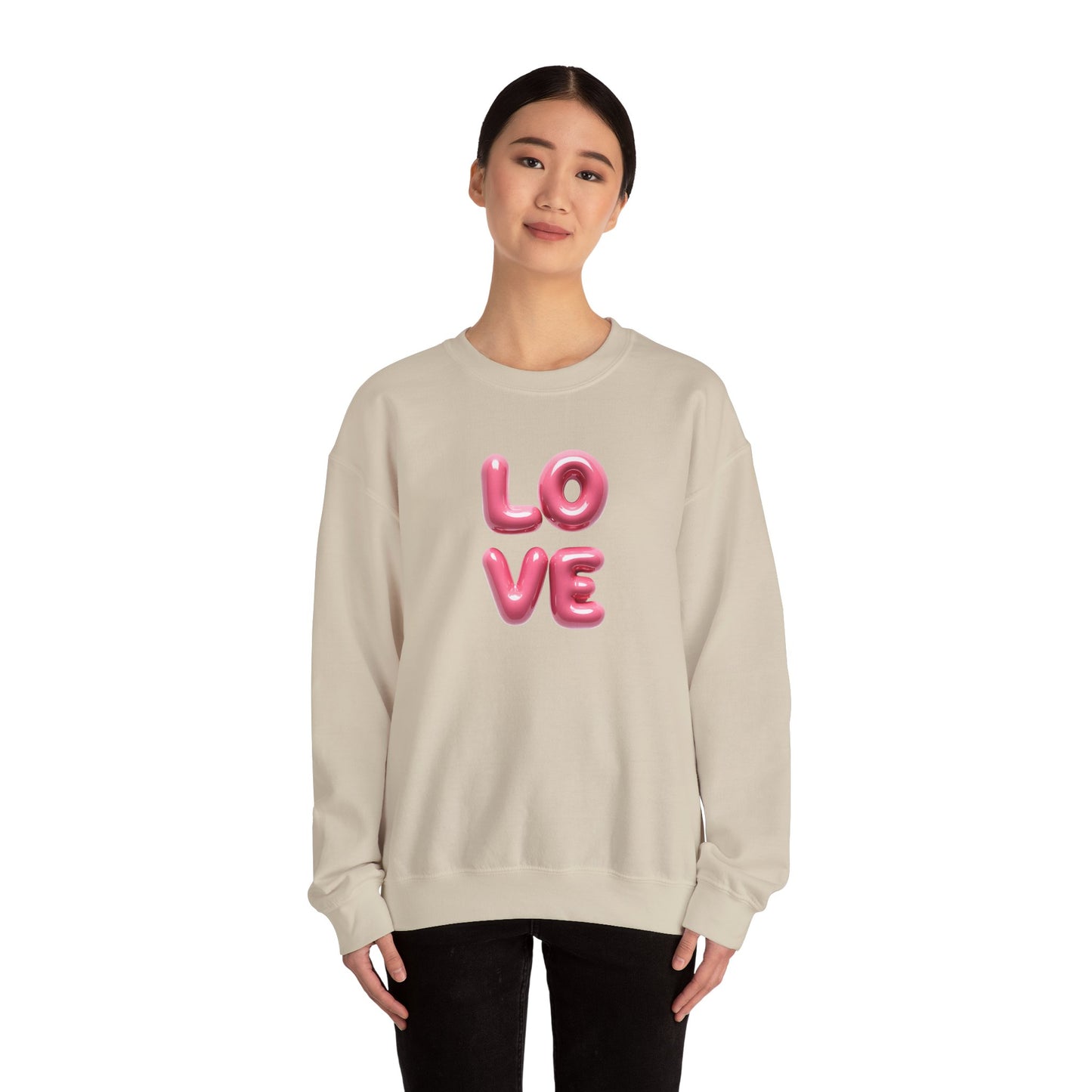 Crewneck Sweatshirt LOVE Valentines Day Gift For Her