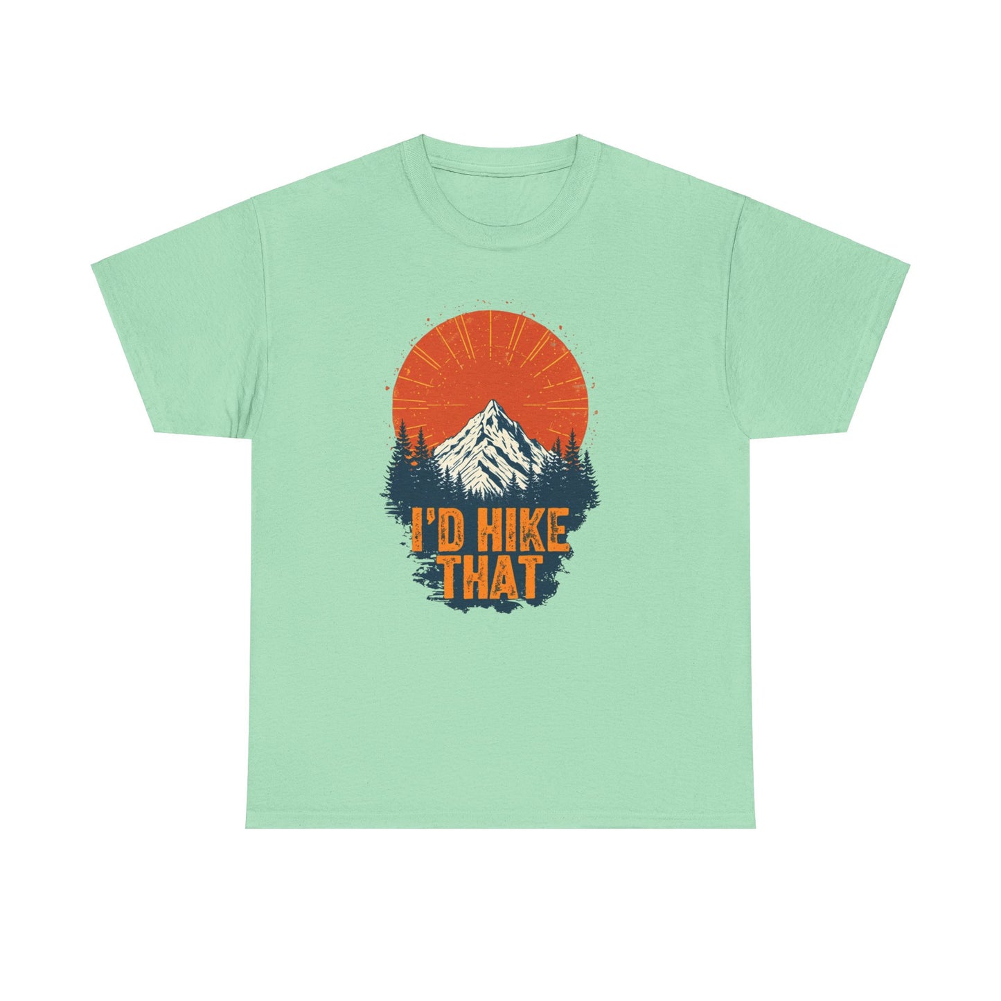 Id Hike That Unisex Heavy Cotton Tee