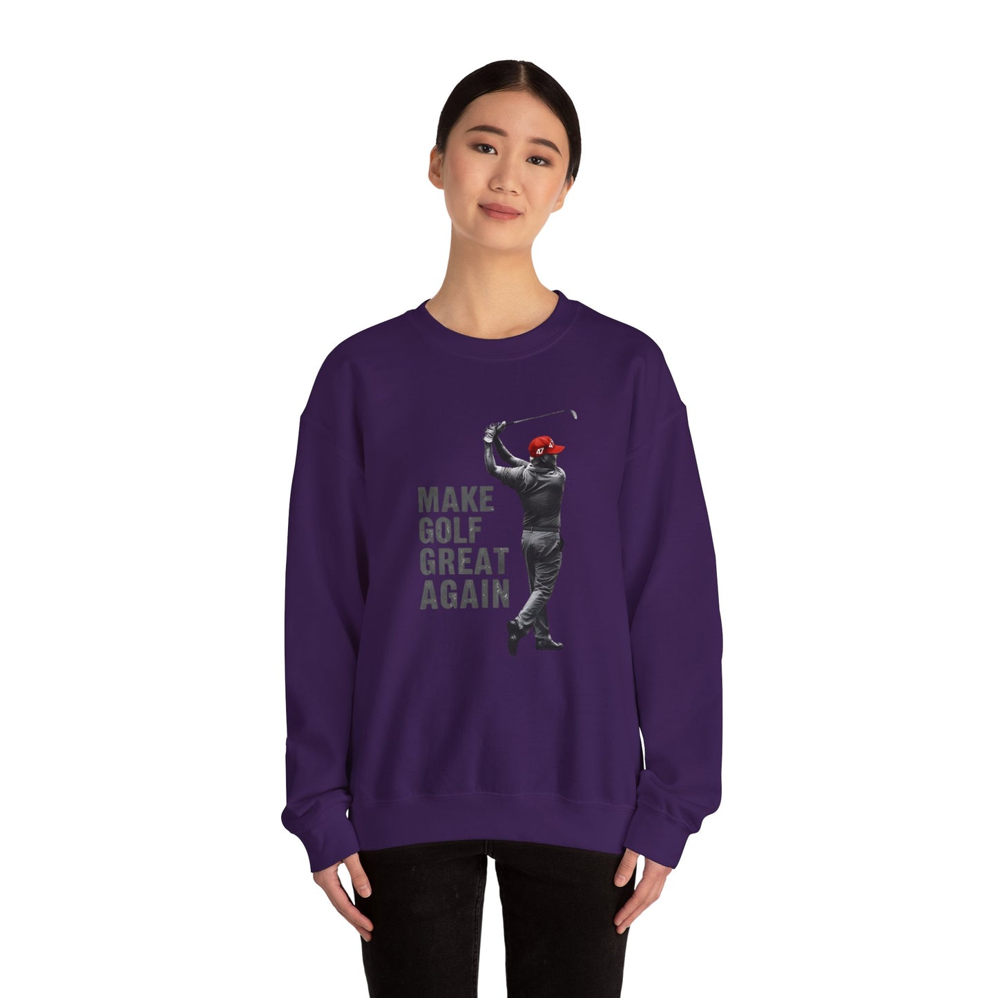 Sweatshirt President Trump Make Golf Great Again Golfing Gift