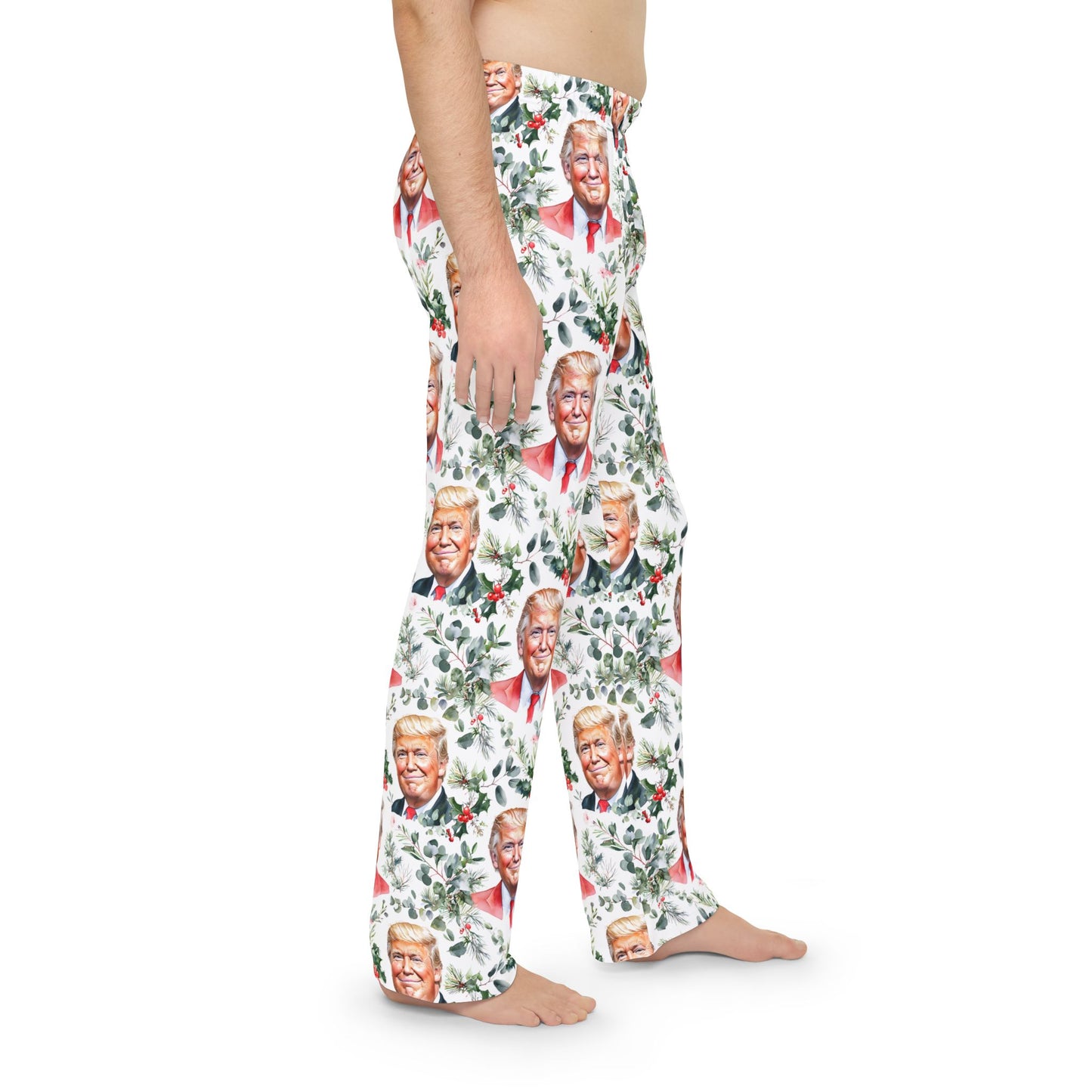 Donald trump Men's Pajama Pants (AOP) Printify