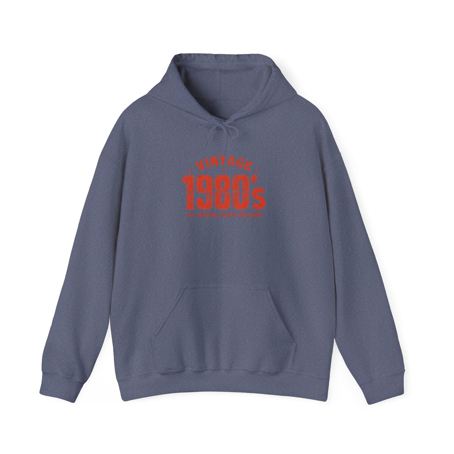 Vintage Retro 1980 Style Hooded Sweatshirt