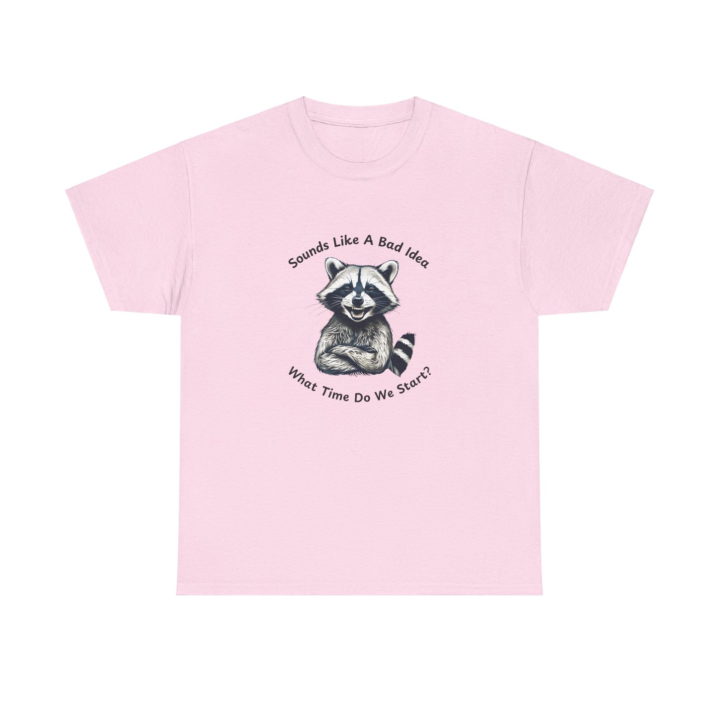 Vintage T-Shirt Raccoon Sounds Like A Bad Idea Shirt Tee