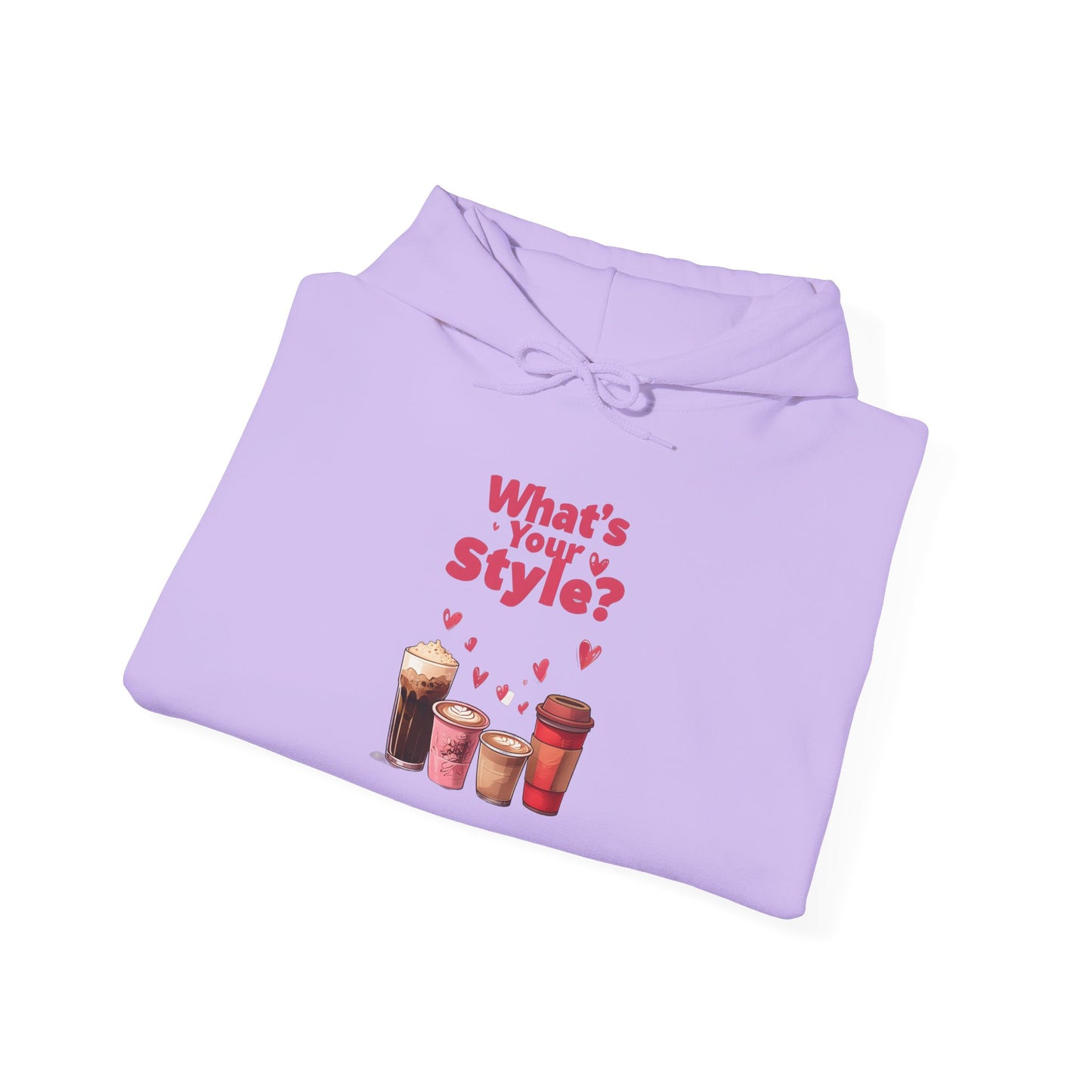 What's Your Style Coffee Hearts Valentines Day Coffee Hoodie