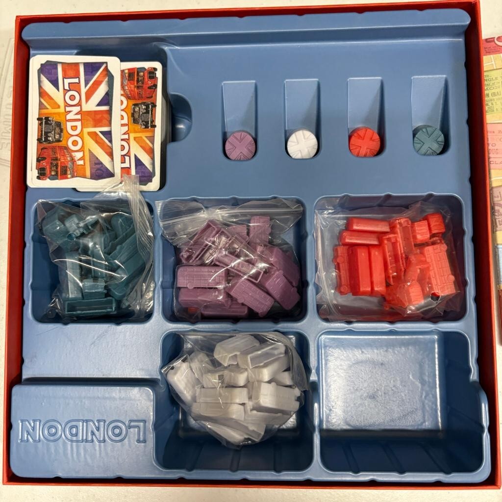 Ticket to Ride London Board Game Days of Wonder Complete Open Box
