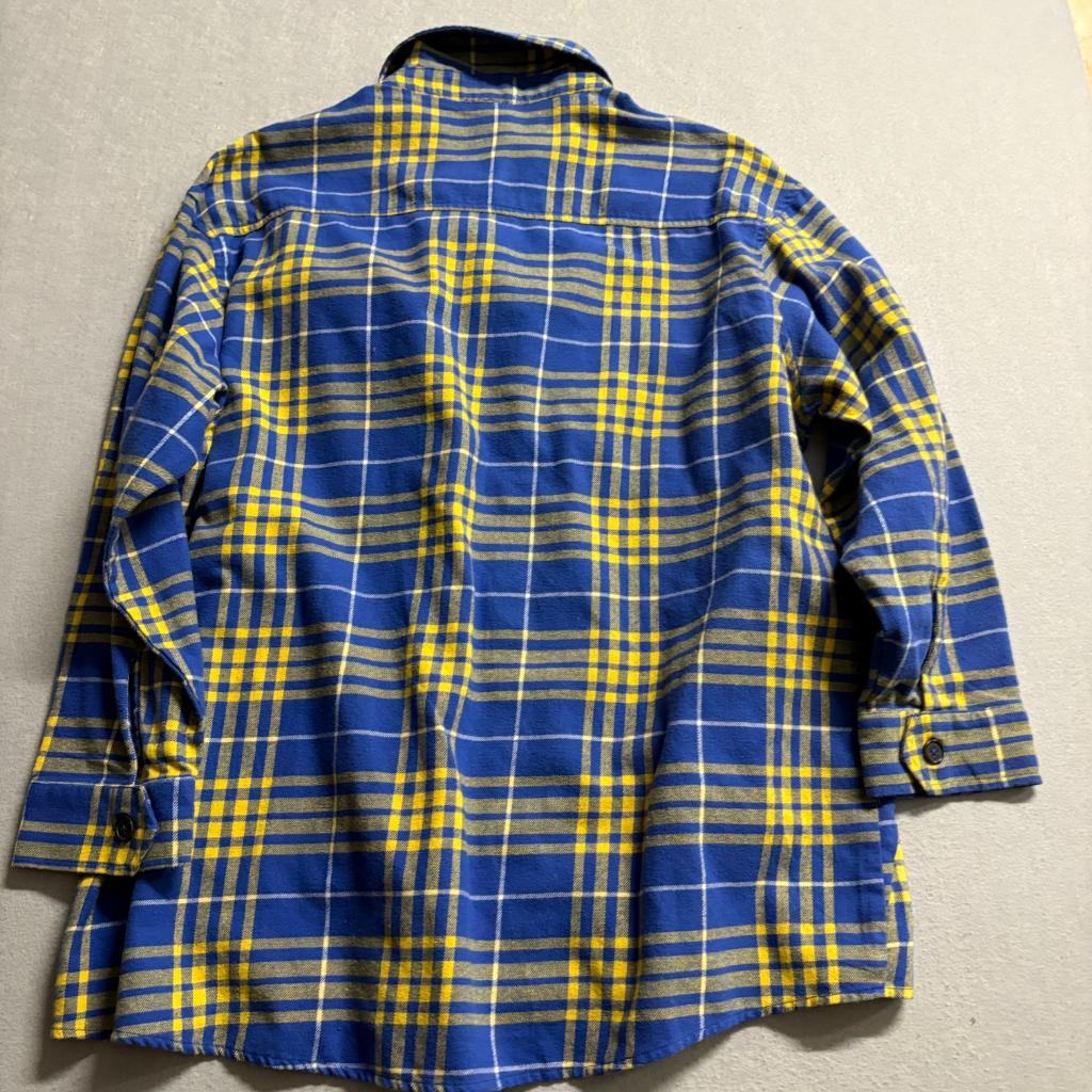 Los Angeles Rams NFL Team Apparel Womens Flannel Sleepwear Shirt Large Blue