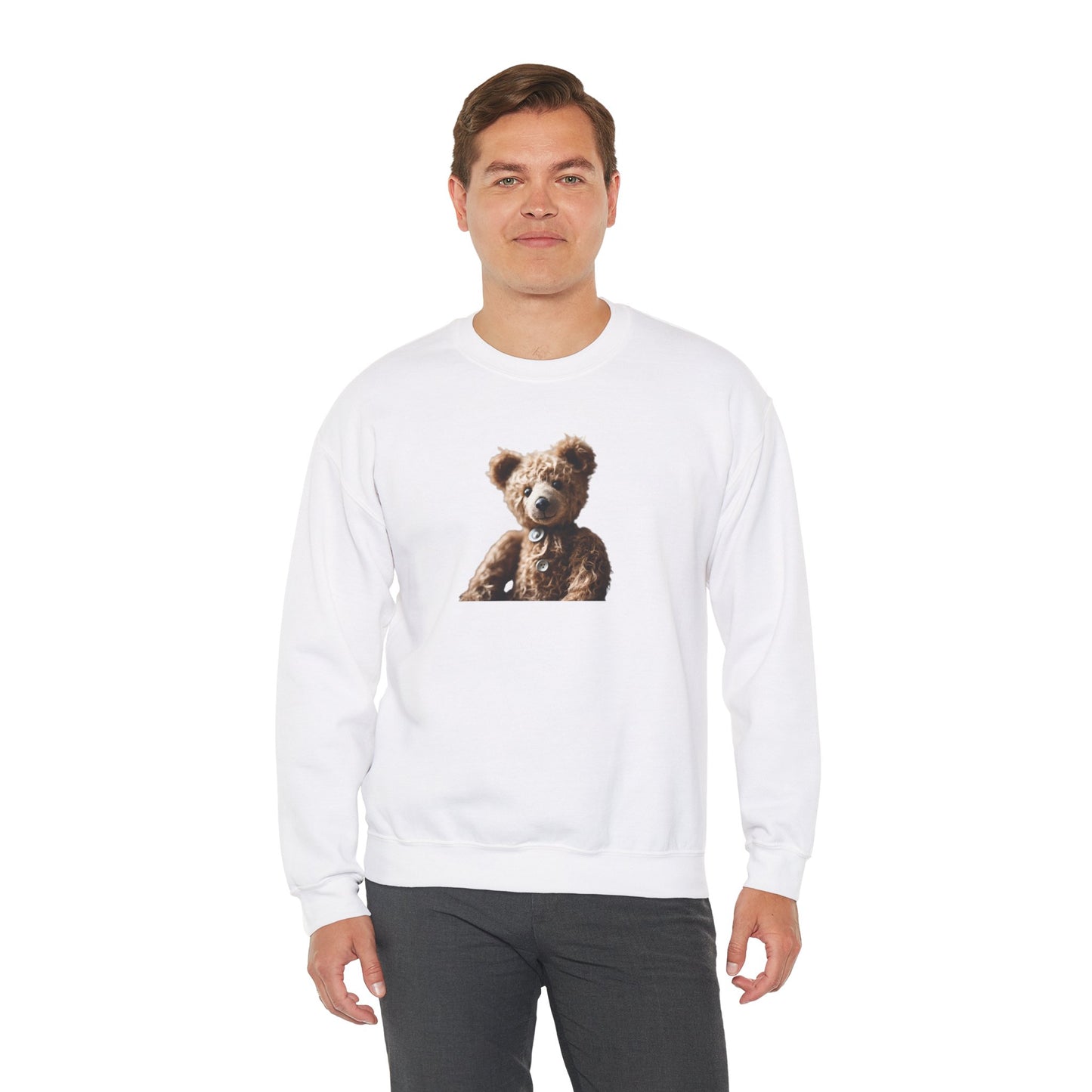 Vintage Classic Teddy Bear Cotton Sweatshirt