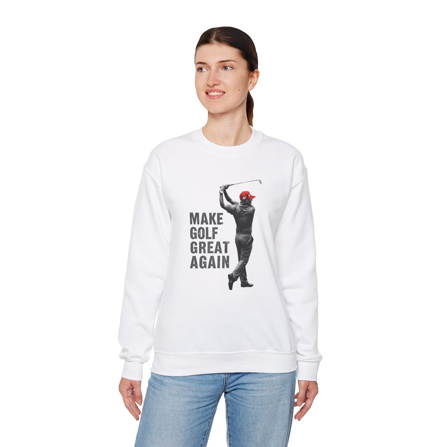 Sweatshirt President Trump Make Golf Great Again Golfing Gift
