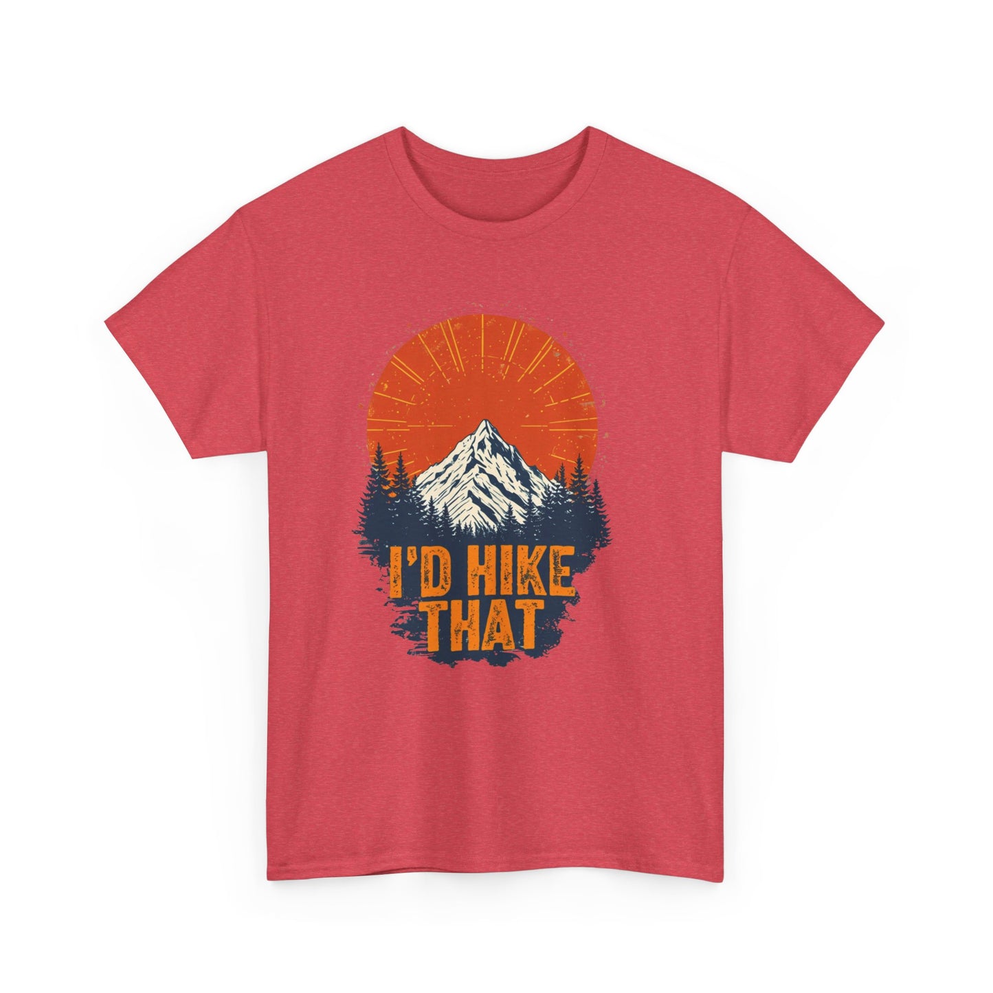 Id Hike That Unisex Heavy Cotton Tee
