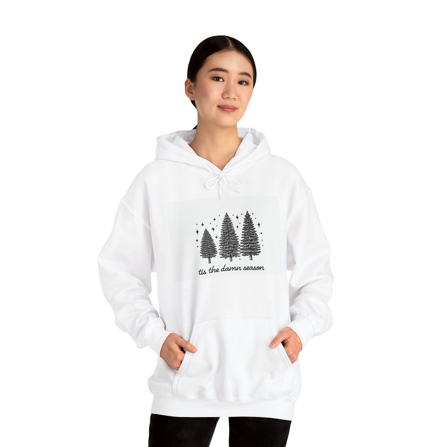 Tis The Damn Season Unisex Heavy Blend Hooded Sweatshirt Printify