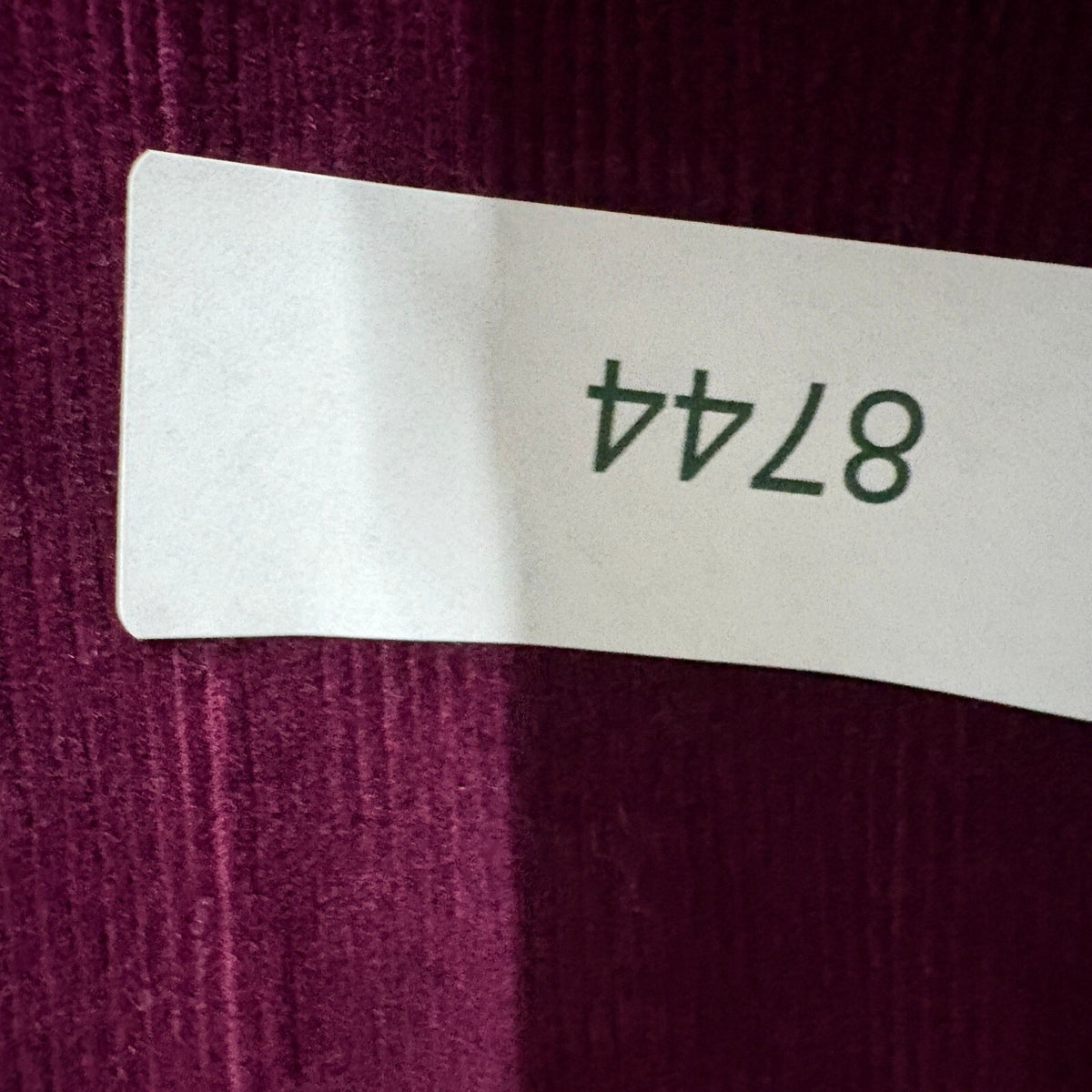 dELiA*s Womens Corduroy Pants Size 3/4 R Burgundy Purple Taylor Slim Straight