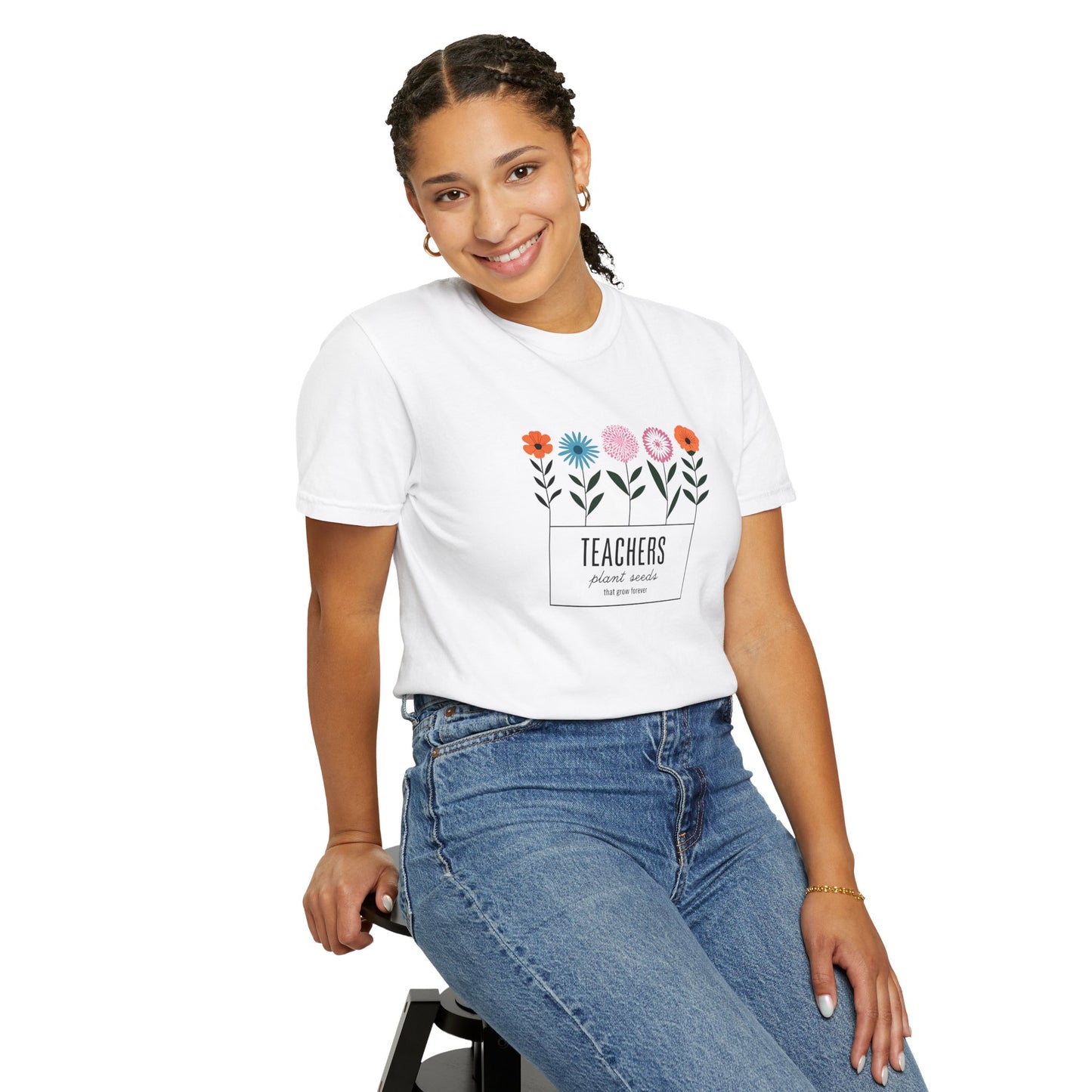 Teacher Plant Seeds T-Shirt Gift For Teachers