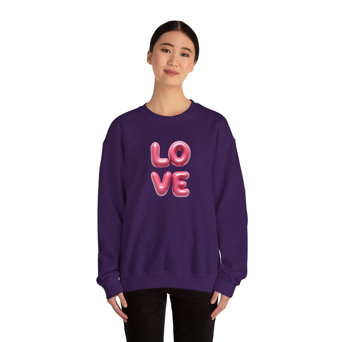 Crewneck Sweatshirt LOVE Valentines Day Gift For Her