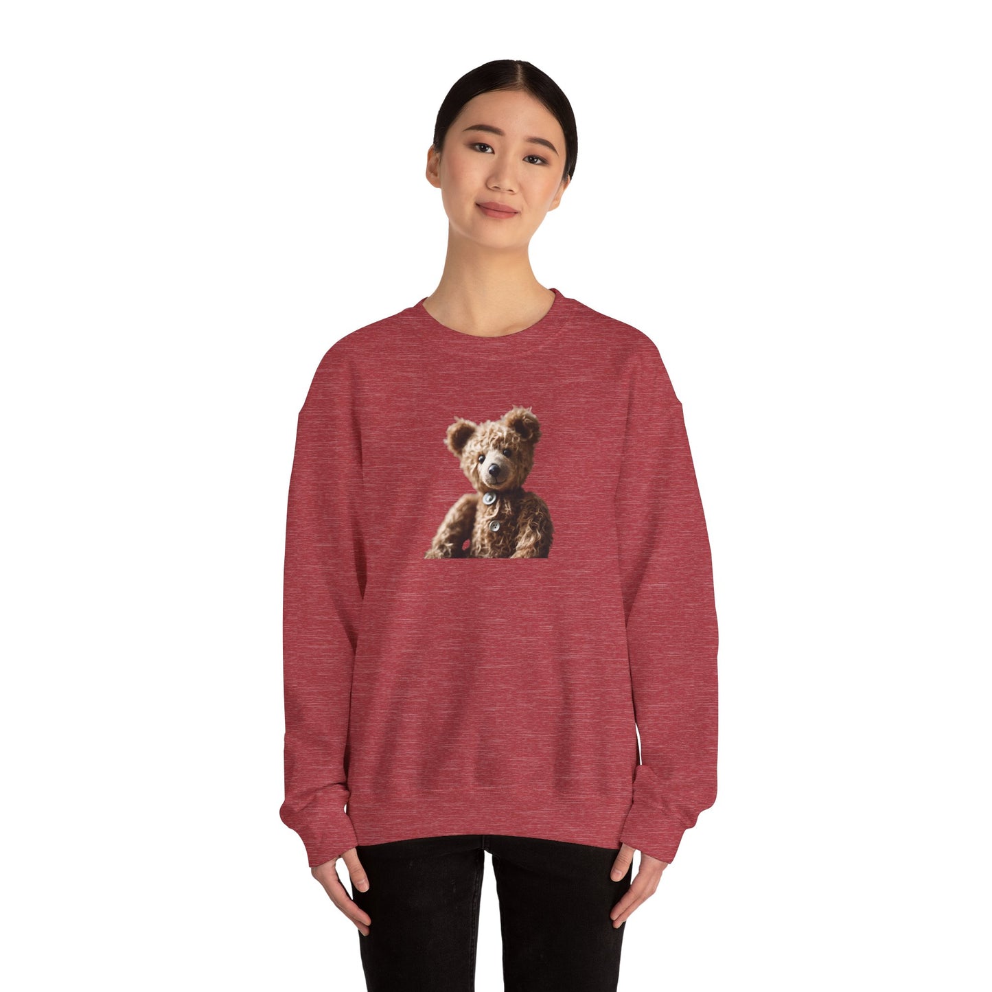 Vintage Classic Teddy Bear Cotton Sweatshirt