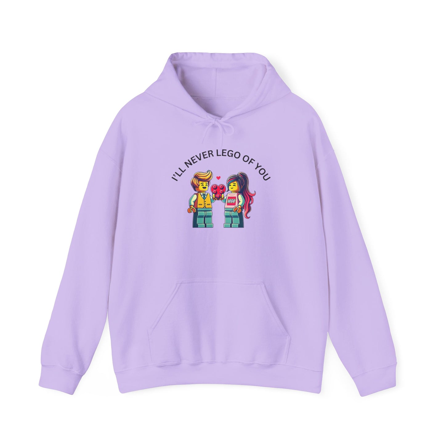 I'll Never LEt GO Heavy Cotton Valentines Day Hoodie Sweatshirt