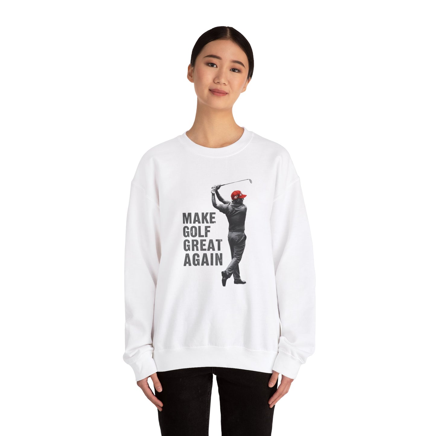 Sweatshirt President Trump Make Golf Great Again Golfing Gift
