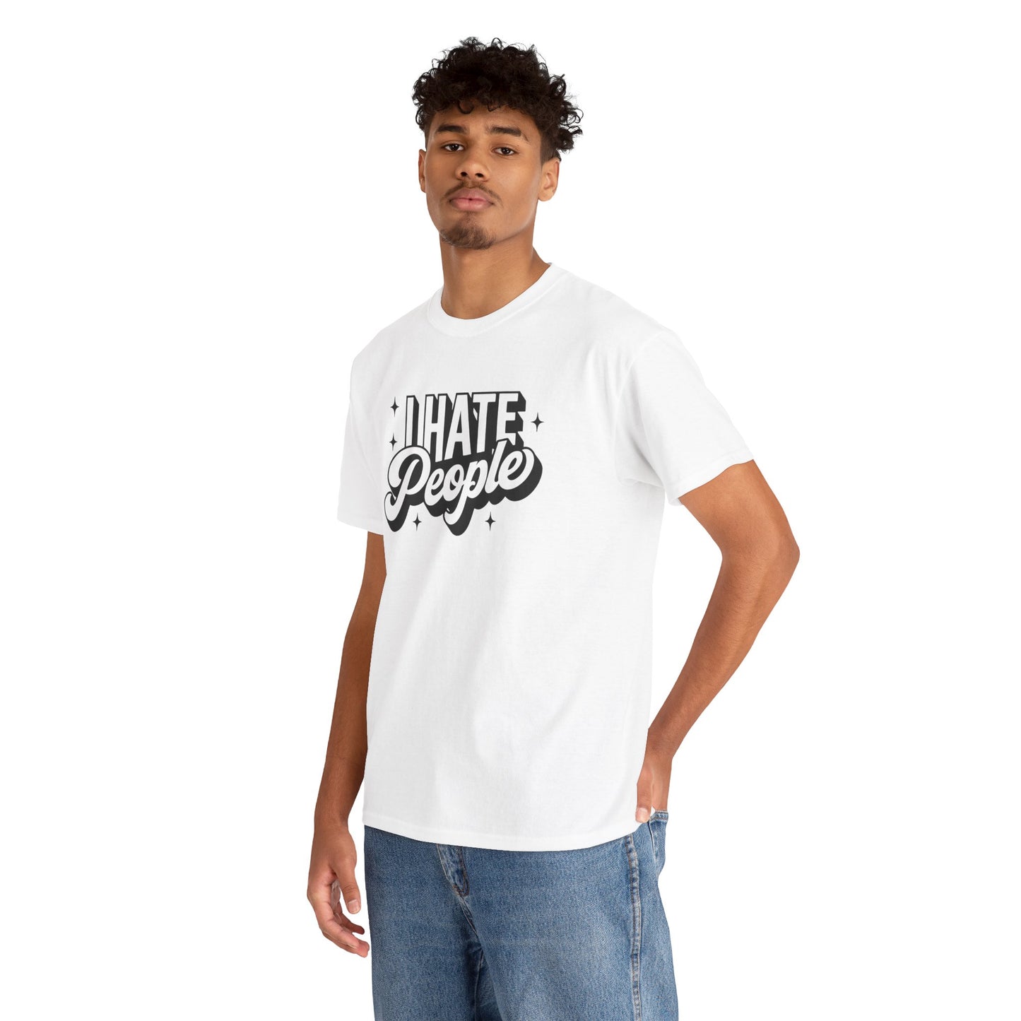 Sarcastic T-Shirt I Hate People Shirt For Her