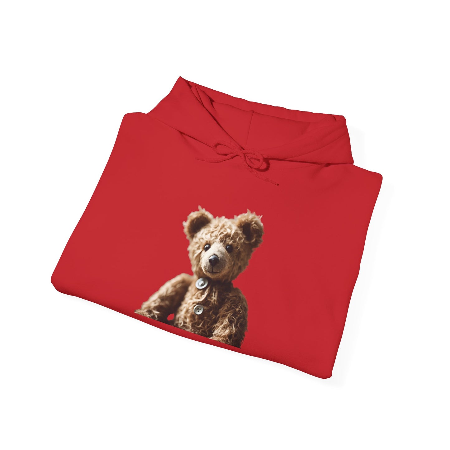 Vintage Classic Teddy Bear Cotton Hoodie Hooded Sweatshirt