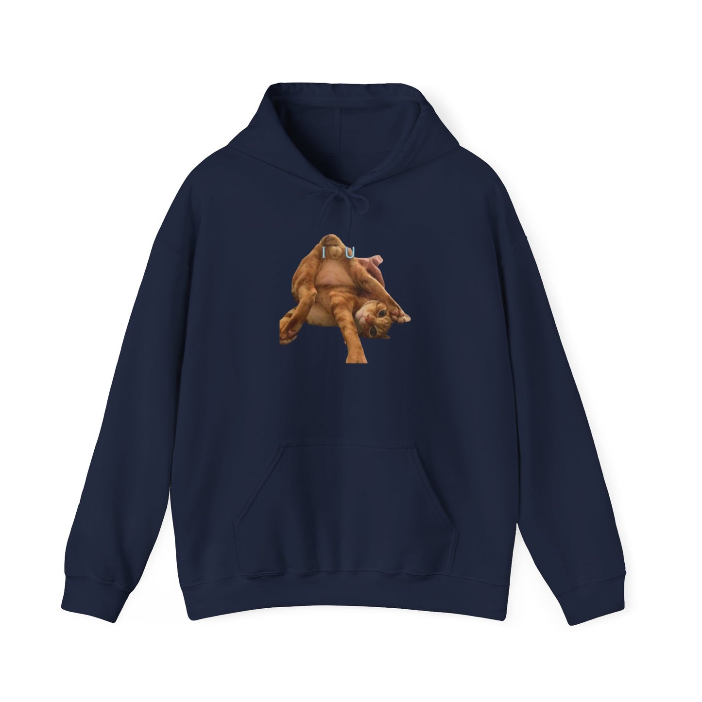Cat Hoodie I Love You Hooded Sweatshirt
