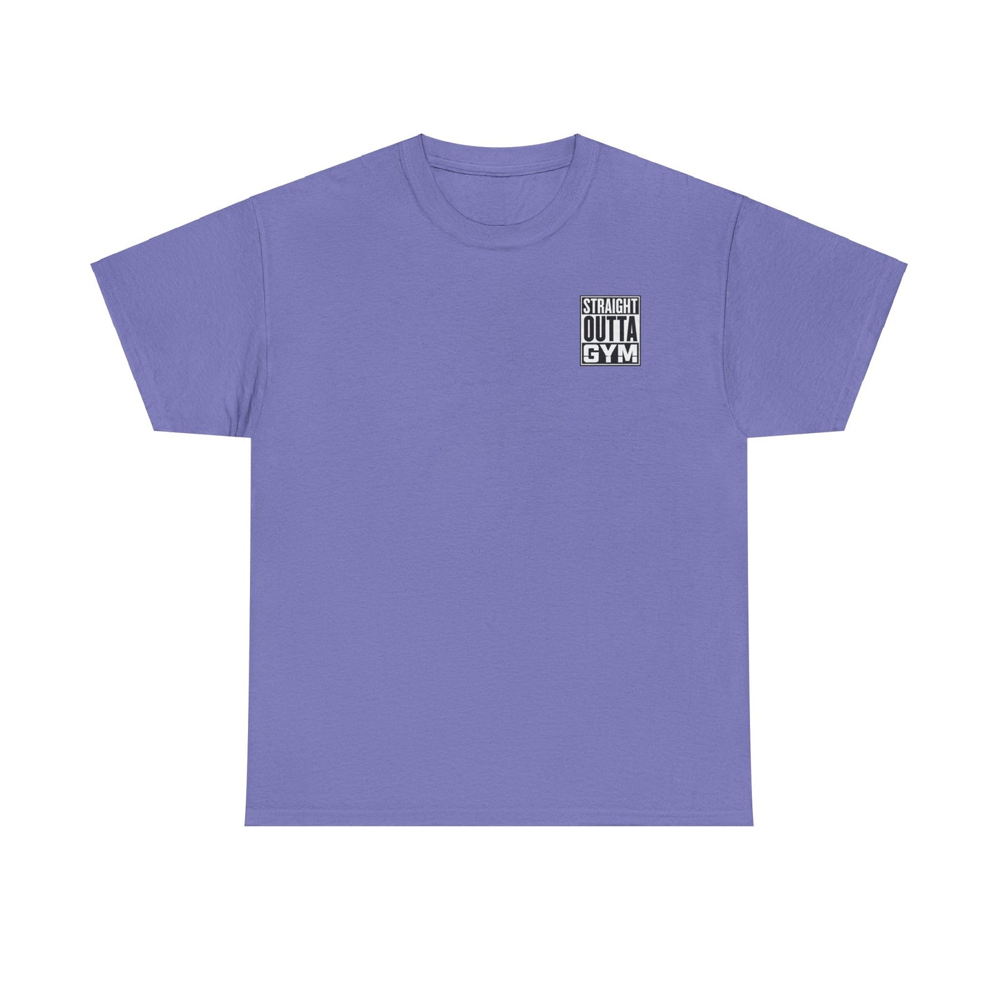 Straight Outta Gym Workout Motivational T-Shirt Cotton Tee