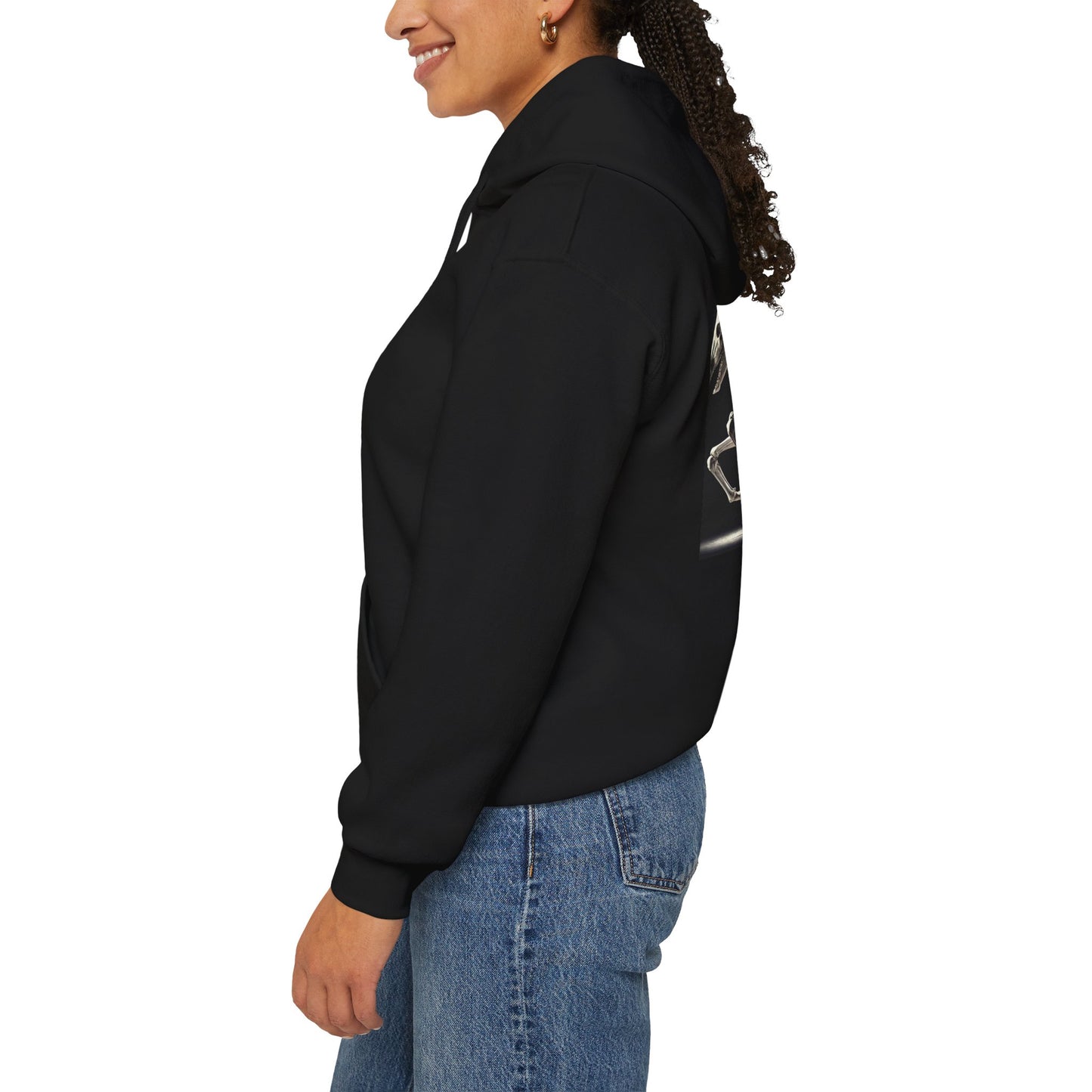 Skeleton Horse and Rider Unisex Heavy Blend Hooded Sweatshirt Hoodie Printify