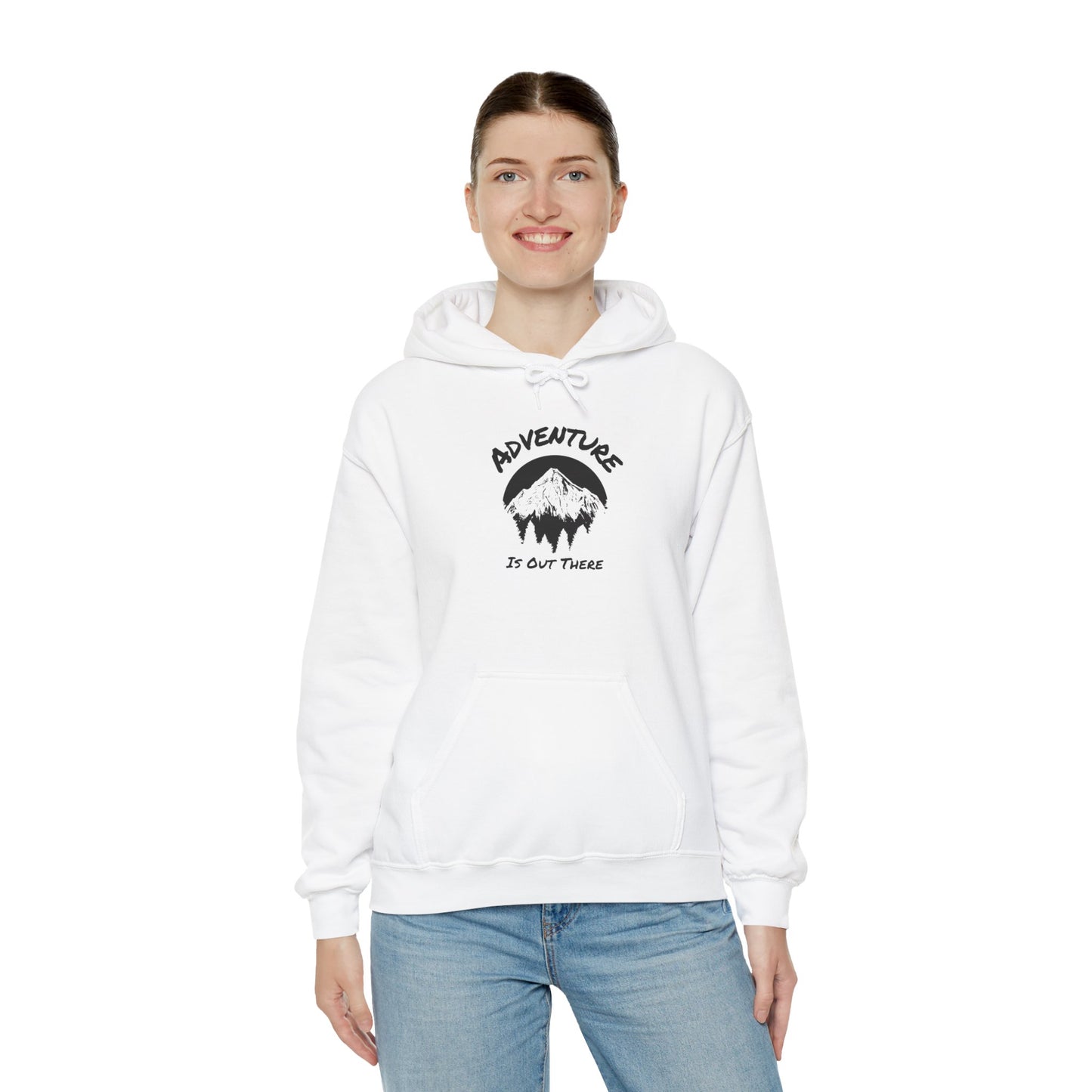 Hoodie Hooded Sweatshirt Adventure Is Out There