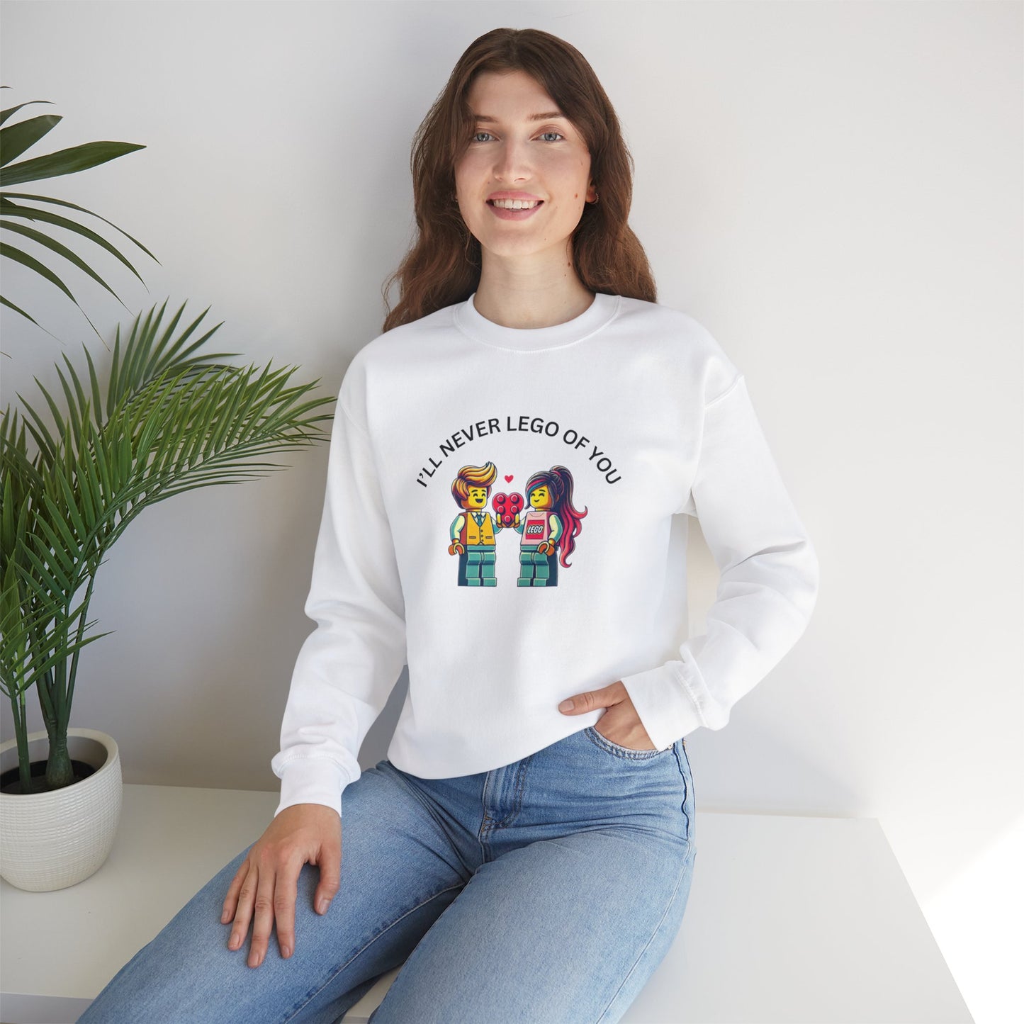 Ill Never Let go Valentines Day Unisex Heavy Blend™ Crewneck Sweatshirt
