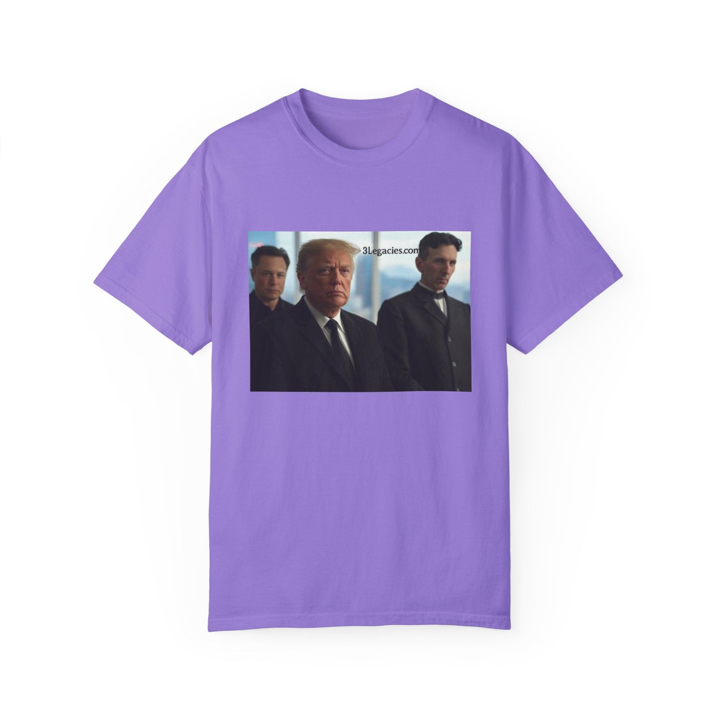 Unisex T-Shirt 3 Legacies Trump Musk Tesla Graphic Tee