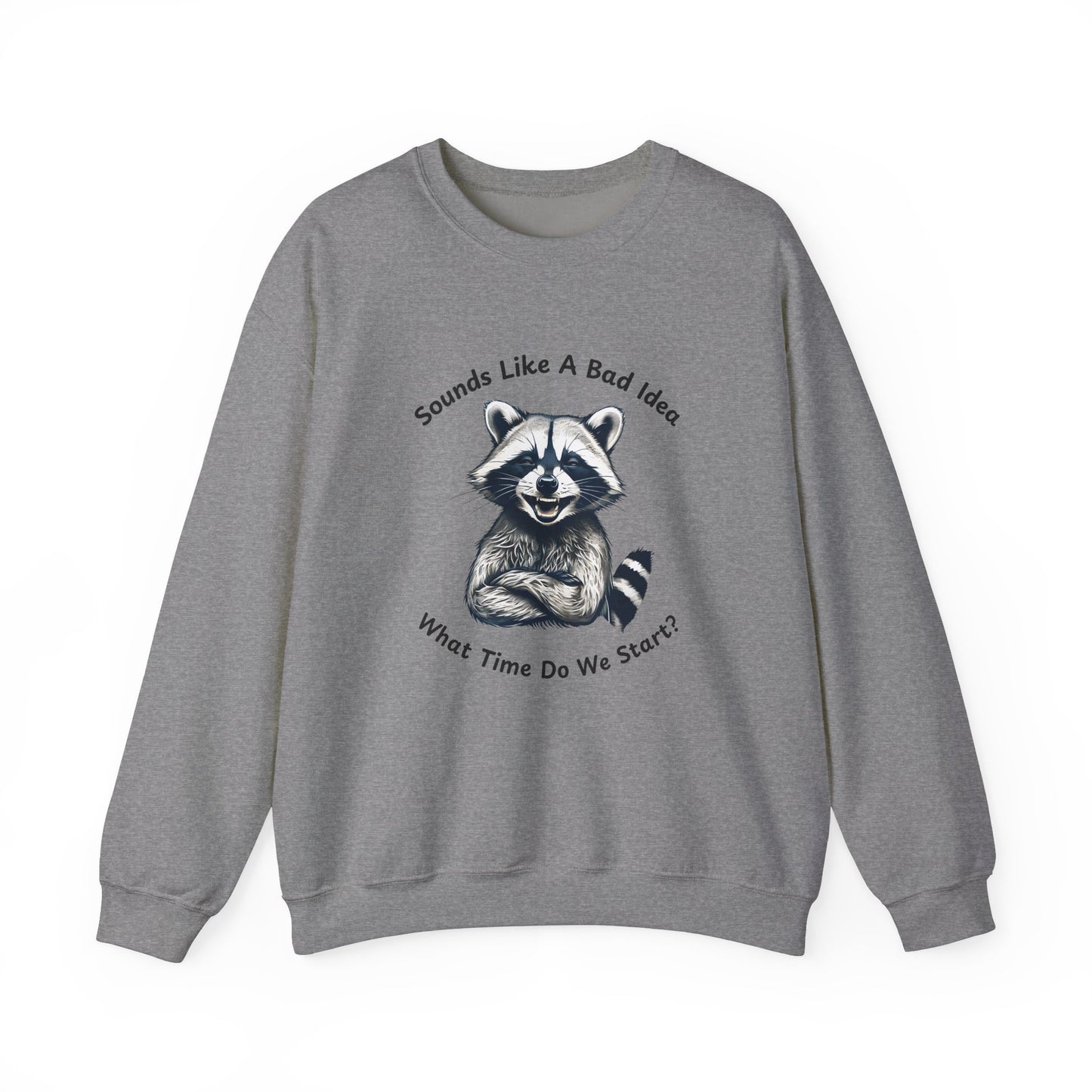 Vintage Sweatshirt Raccoon Sounds Like A Bad Idea