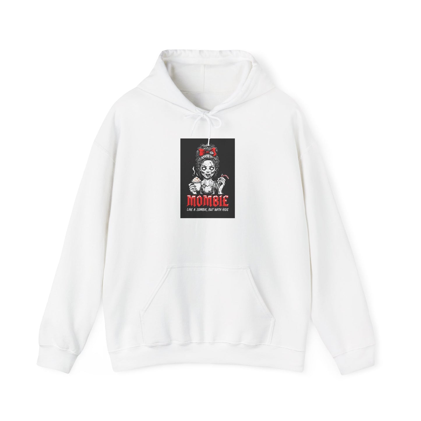 Unisex Heavy Blend™ Hooded Sweatshirt Mombie Like A Zombie But With Kids Printify