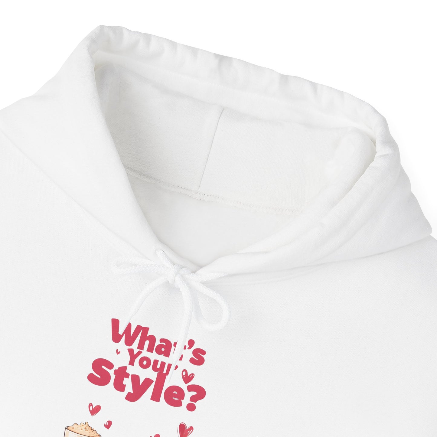 What's Your Style Coffee Hearts Valentines Day Coffee Hoodie