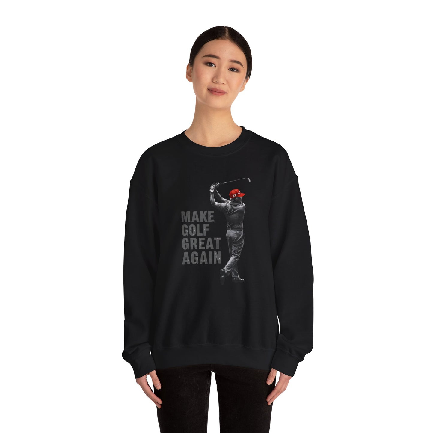 Sweatshirt President Trump Make Golf Great Again Golfing Gift