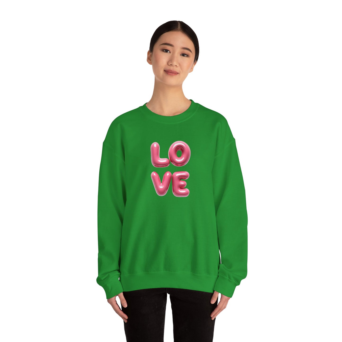 Crewneck Sweatshirt LOVE Valentines Day Gift For Her