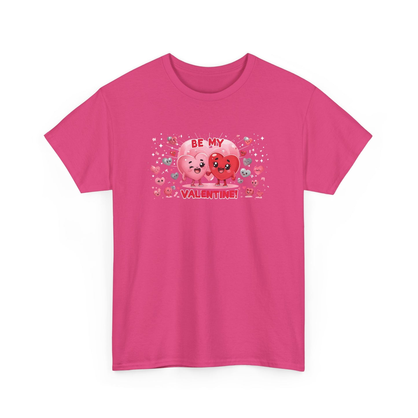Valentines Day Candy Hearts T-Shirt Cotton Shirt