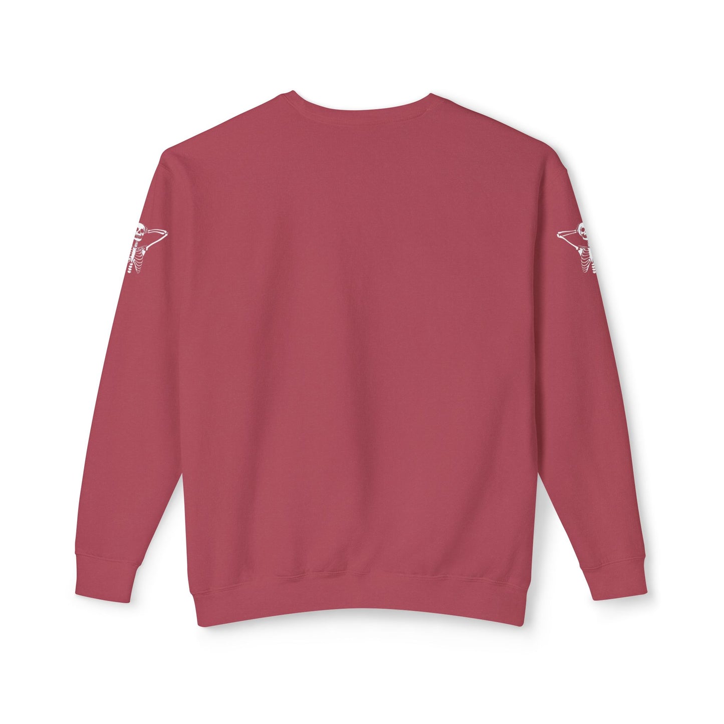 Kickback Skeleton Unisex Lightweight Crewneck Sweatshirt