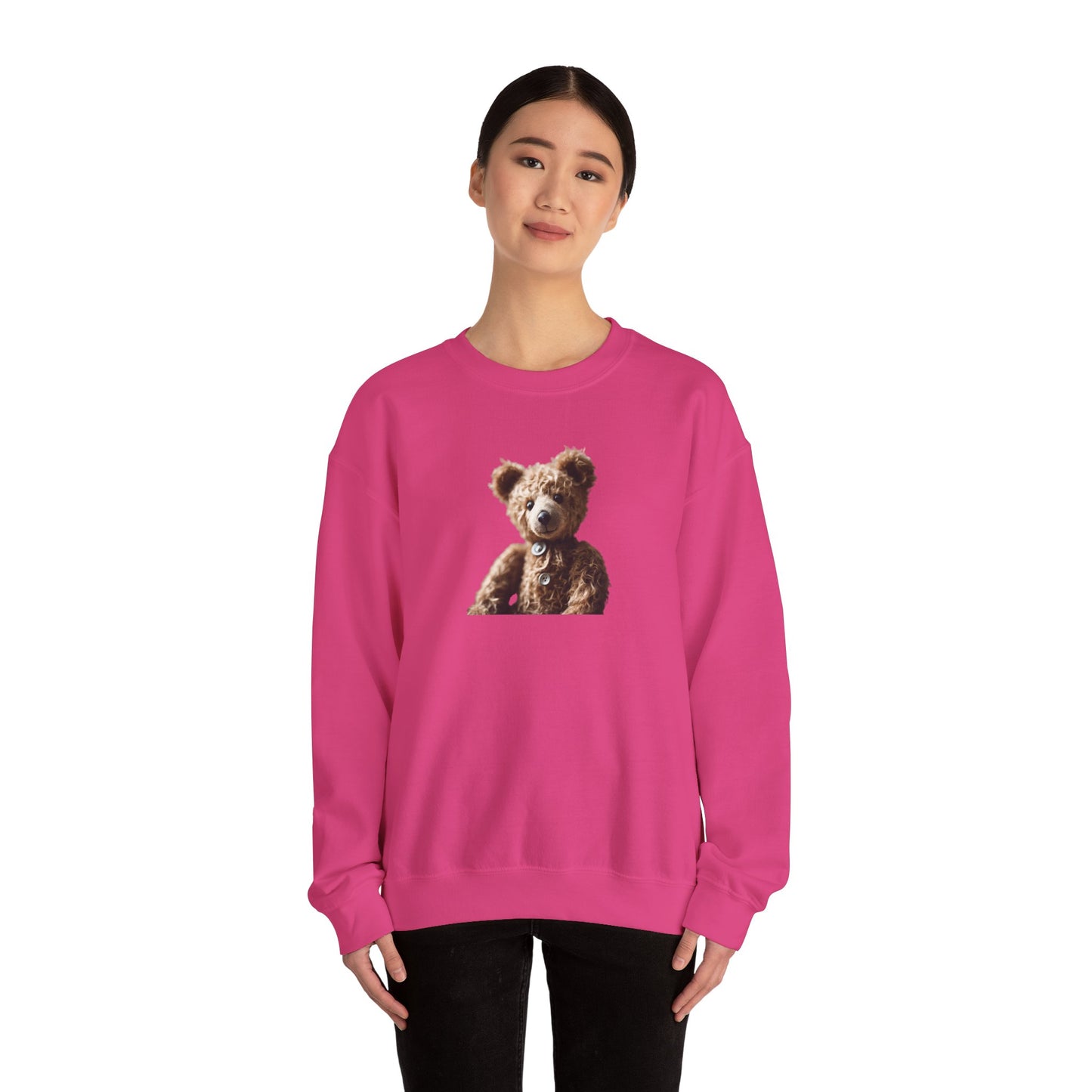 Vintage Classic Teddy Bear Cotton Sweatshirt