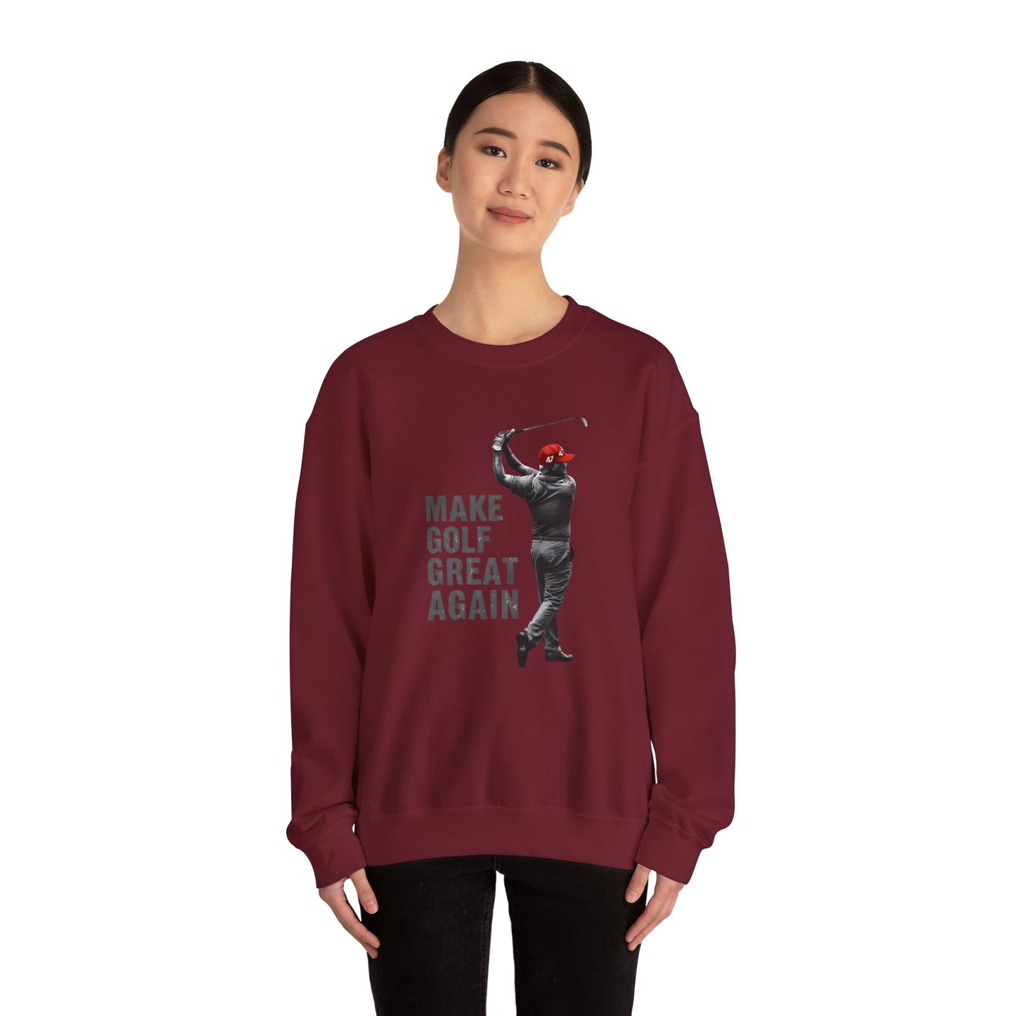 Sweatshirt President Trump Make Golf Great Again Golfing Gift