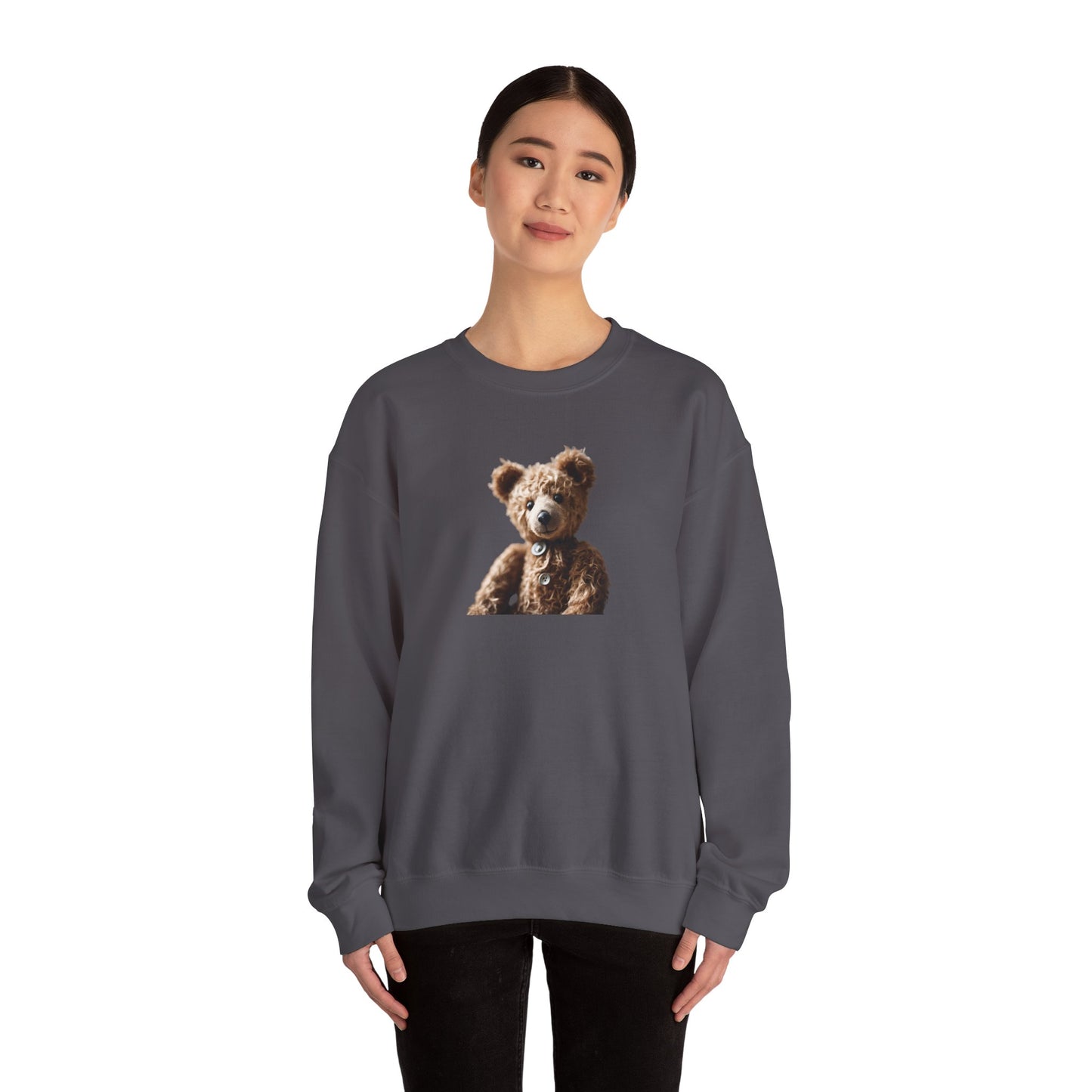 Vintage Classic Teddy Bear Cotton Sweatshirt