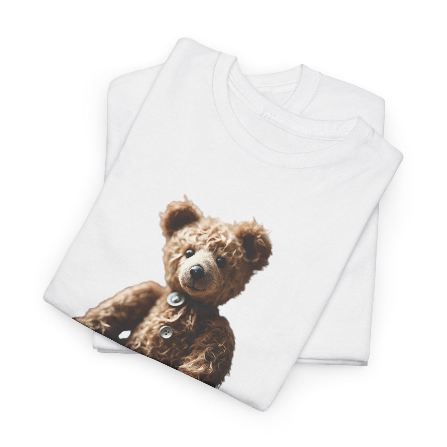 Vintage Classic Teddy Bear Cotton T-Shirt