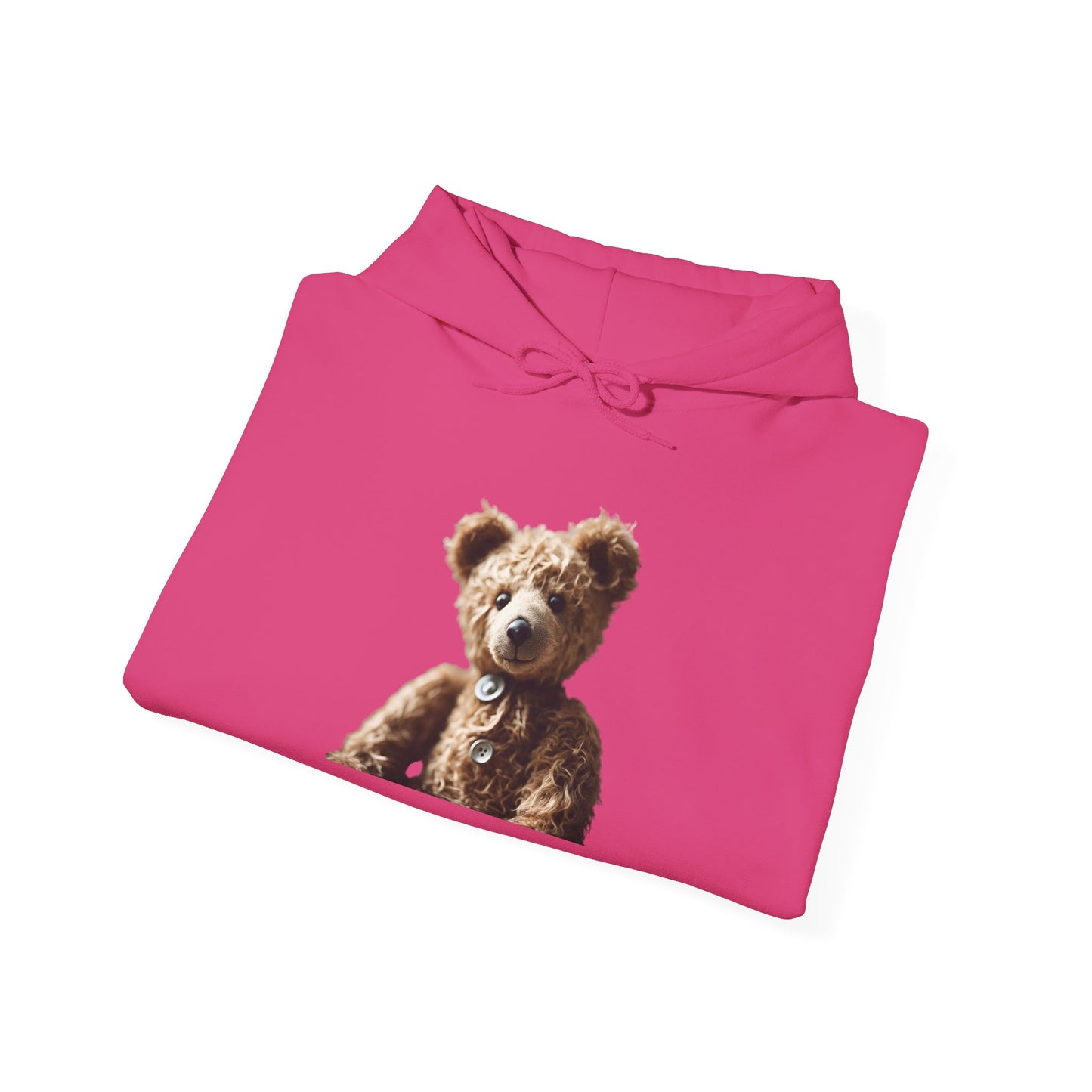 Vintage Classic Teddy Bear Cotton Hoodie Hooded Sweatshirt