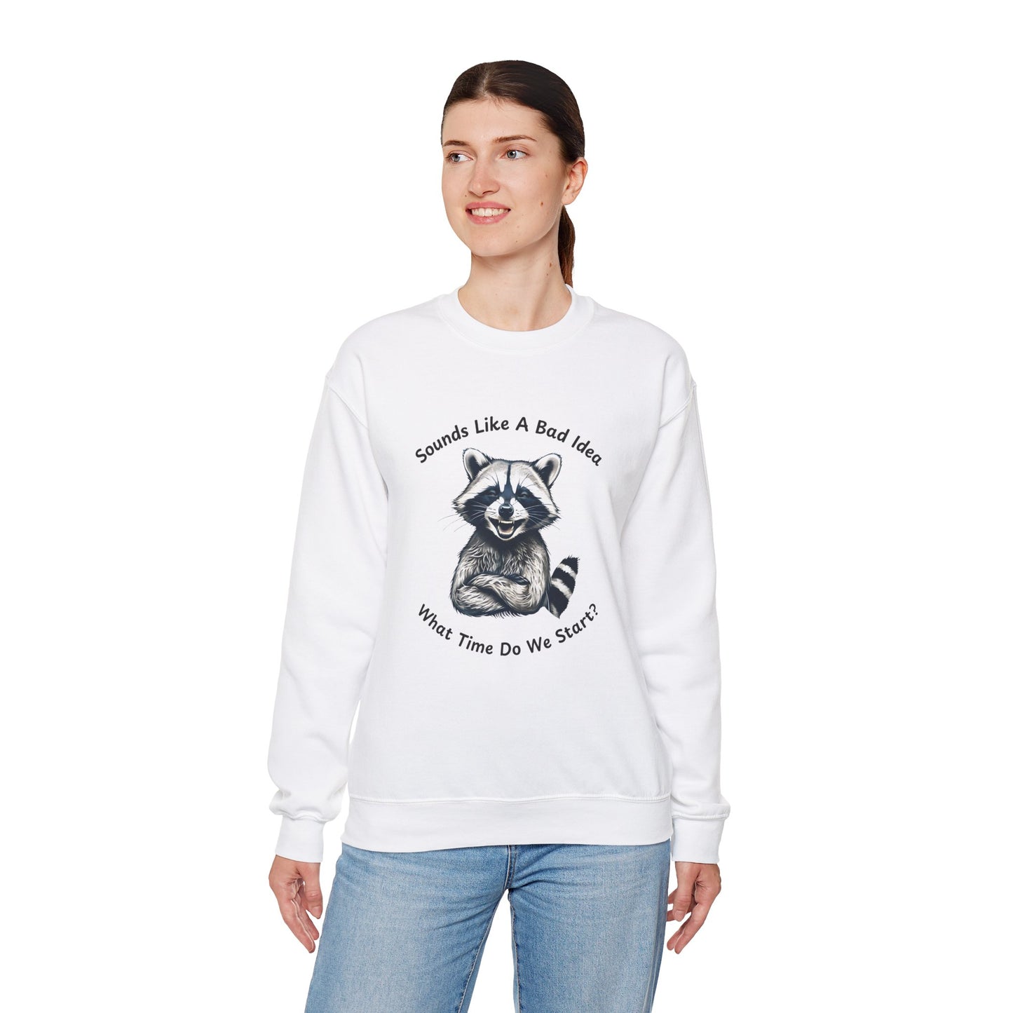 Vintage Sweatshirt Raccoon Sounds Like A Bad Idea
