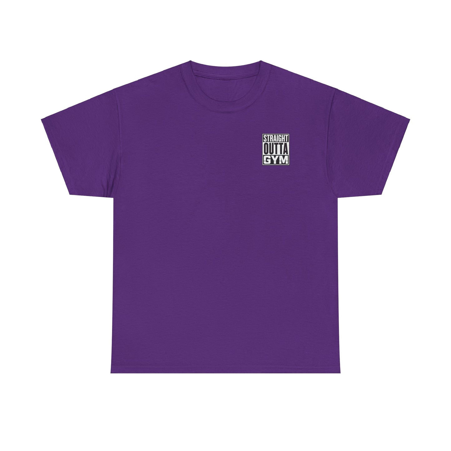 Straight Outta Gym Workout Motivational T-Shirt Cotton Tee
