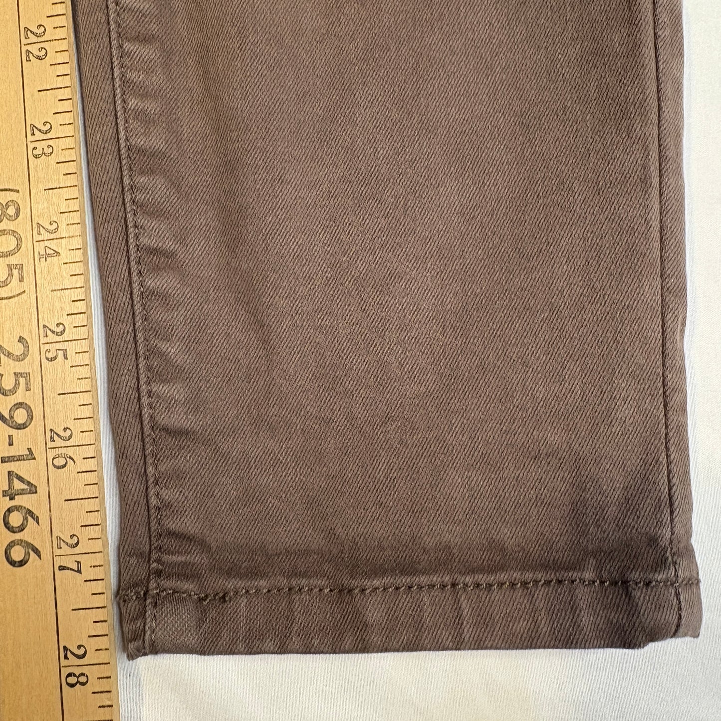 Buffalo David Bitton Hanna High Rise Skinny Pants Womens 8/29 Brown Stretch Jeans