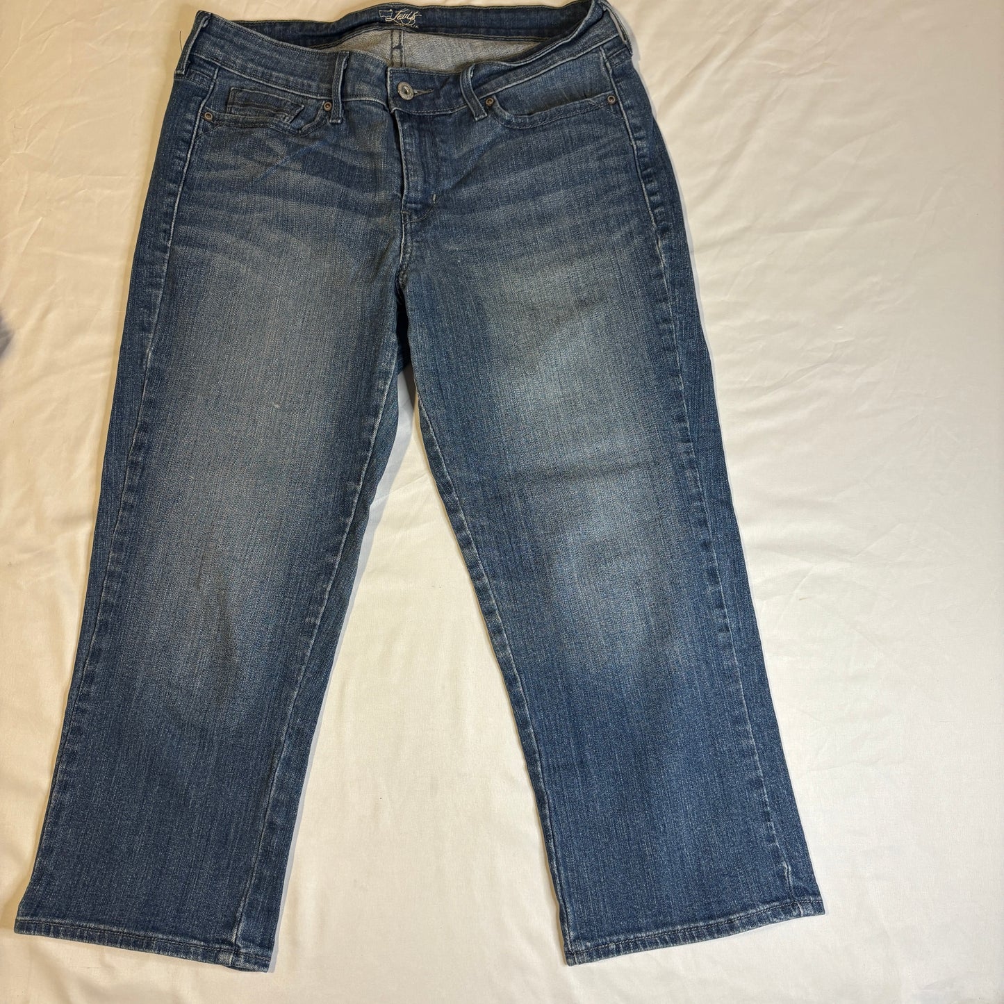 Baggy Levi’s San Francisco Jeans Womens 8 Blue Denim Bootcut Wide Leg Stretch 29x29