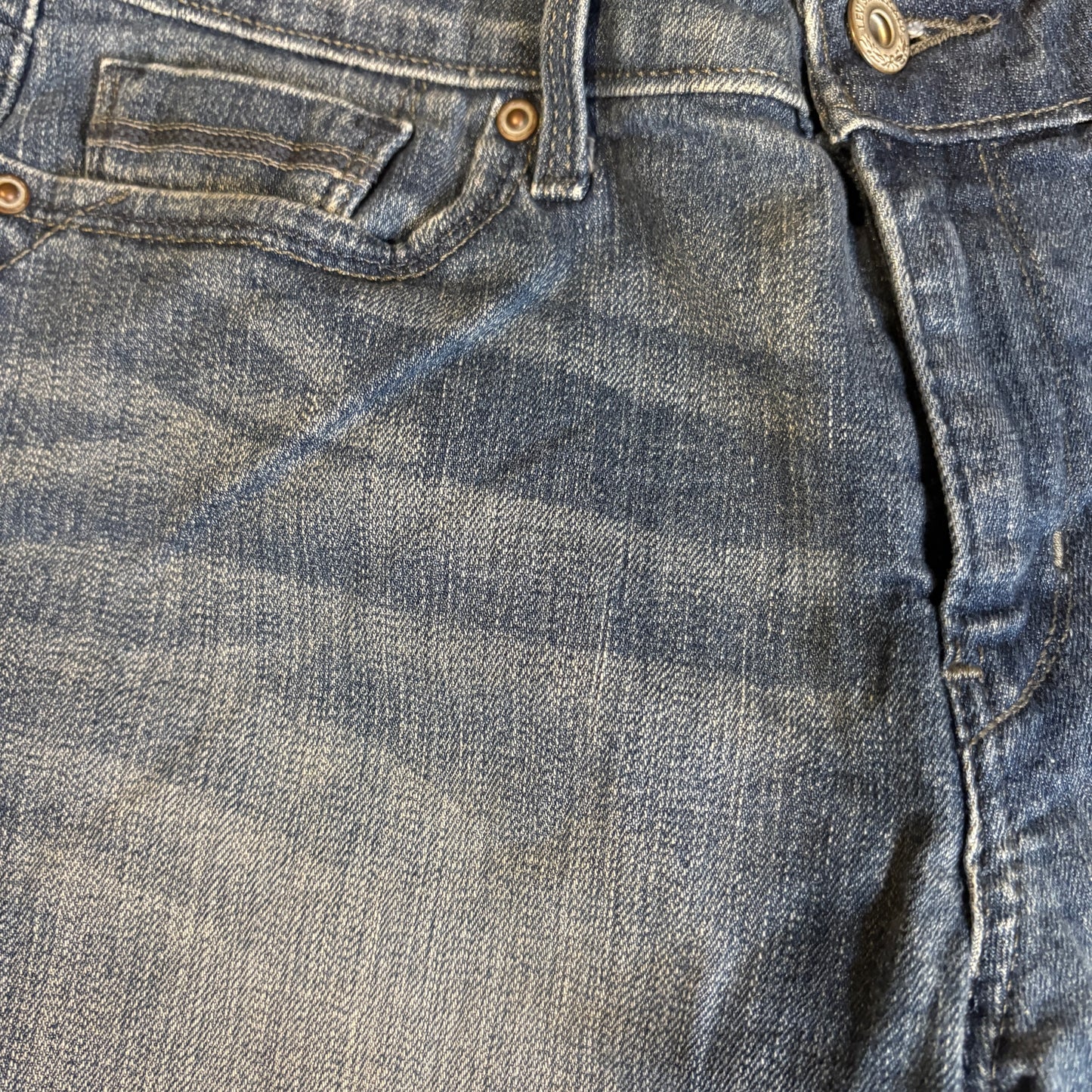 Baggy Levi’s San Francisco Jeans Womens 8 Blue Denim Bootcut Wide Leg Stretch 29x29