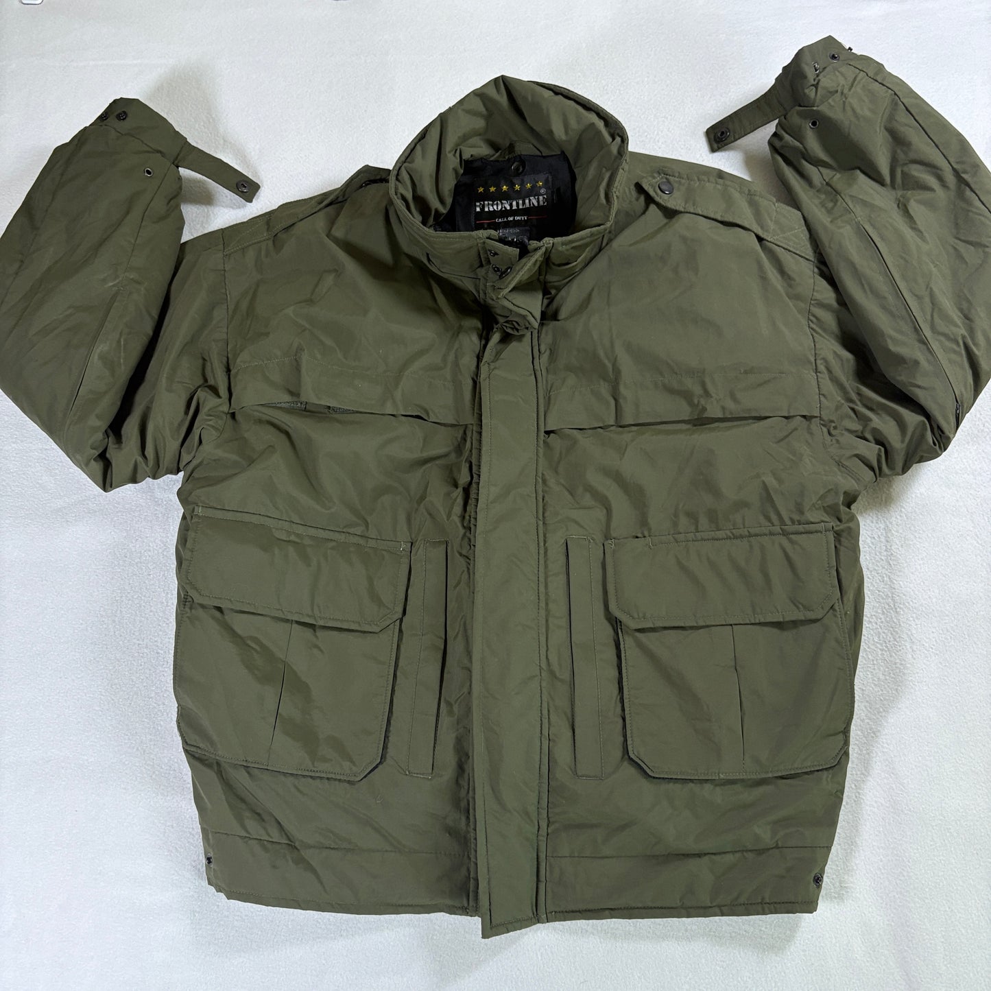 Frontline Jacket Men M Olive Military Tactical Field Coat Thinsulate Utility