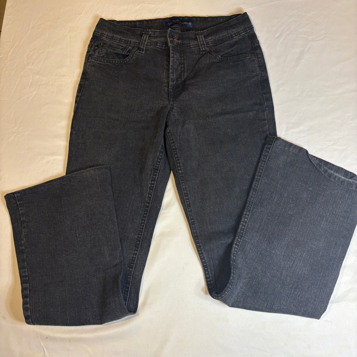 Bandolino Blu Jeans Women’s 6 Arianna Bootcut Dark Wash Stretch Denim Casual