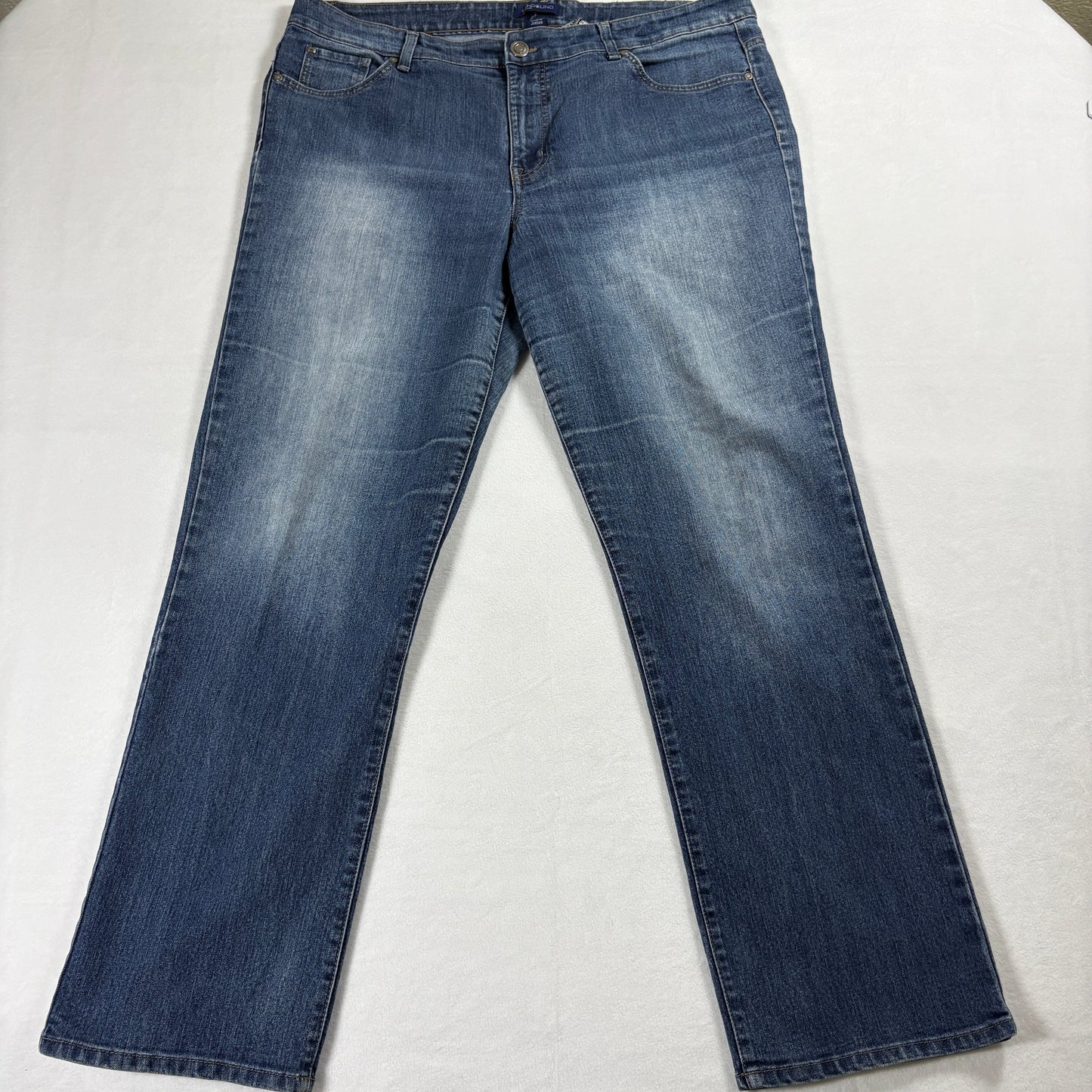 Bandolino Jeans Womens Size 18 Dark Wash Bootcut Stretch Denim Retro Y2K Fit USA