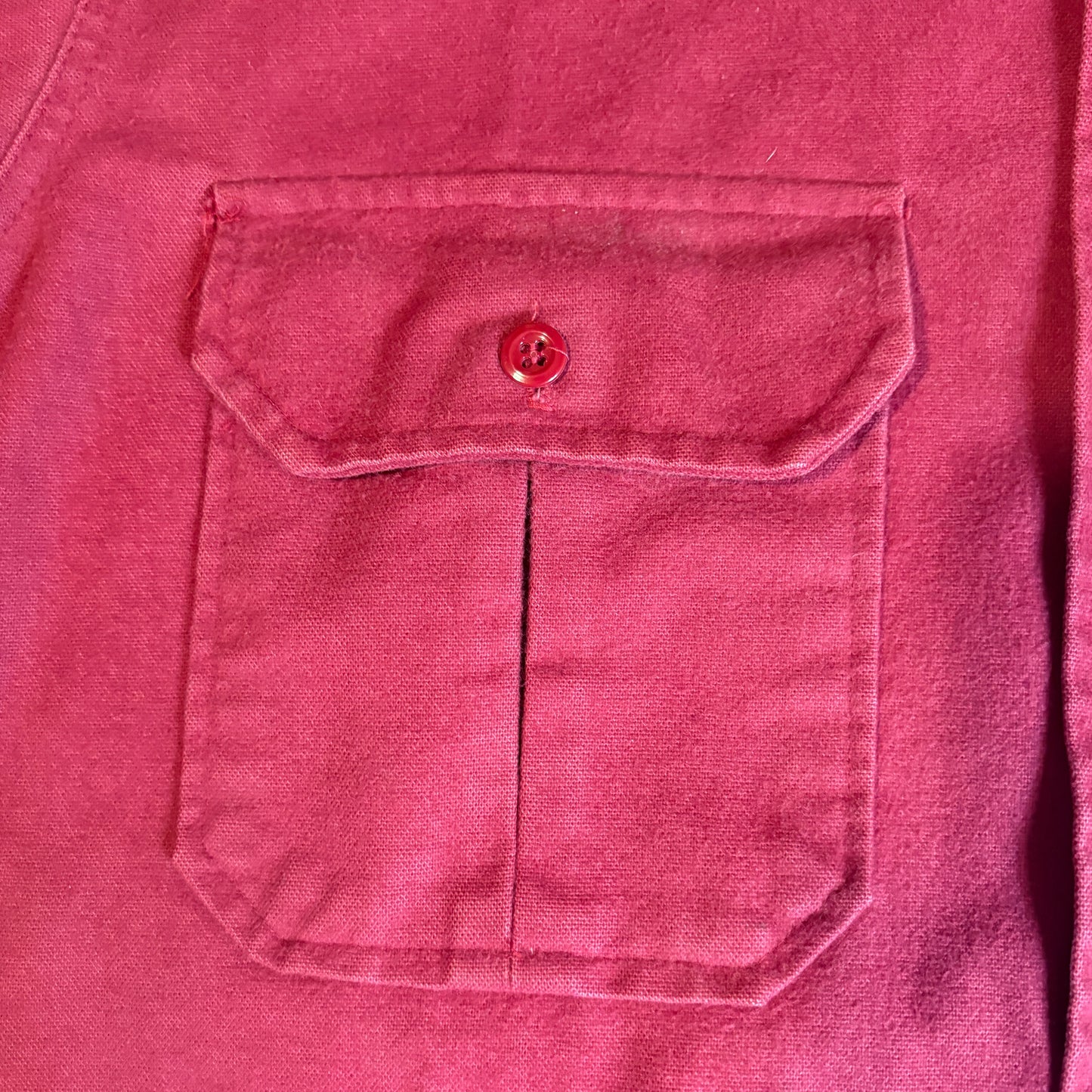 Cabela’s Shirt Men’s Long Sleeve Button Front Burgundy Maroon Outdoor Workwear