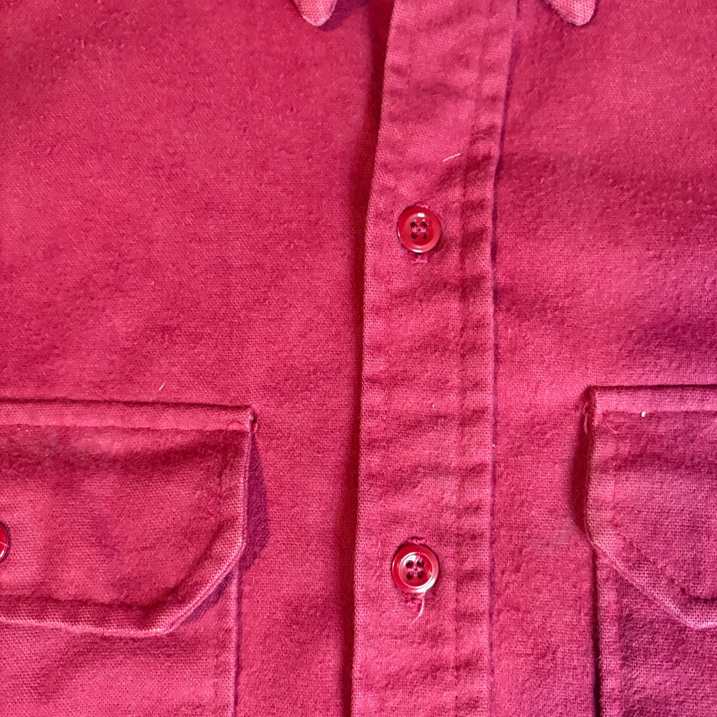 Cabela’s Shirt Men’s Long Sleeve Button Front Burgundy Maroon Outdoor Workwear